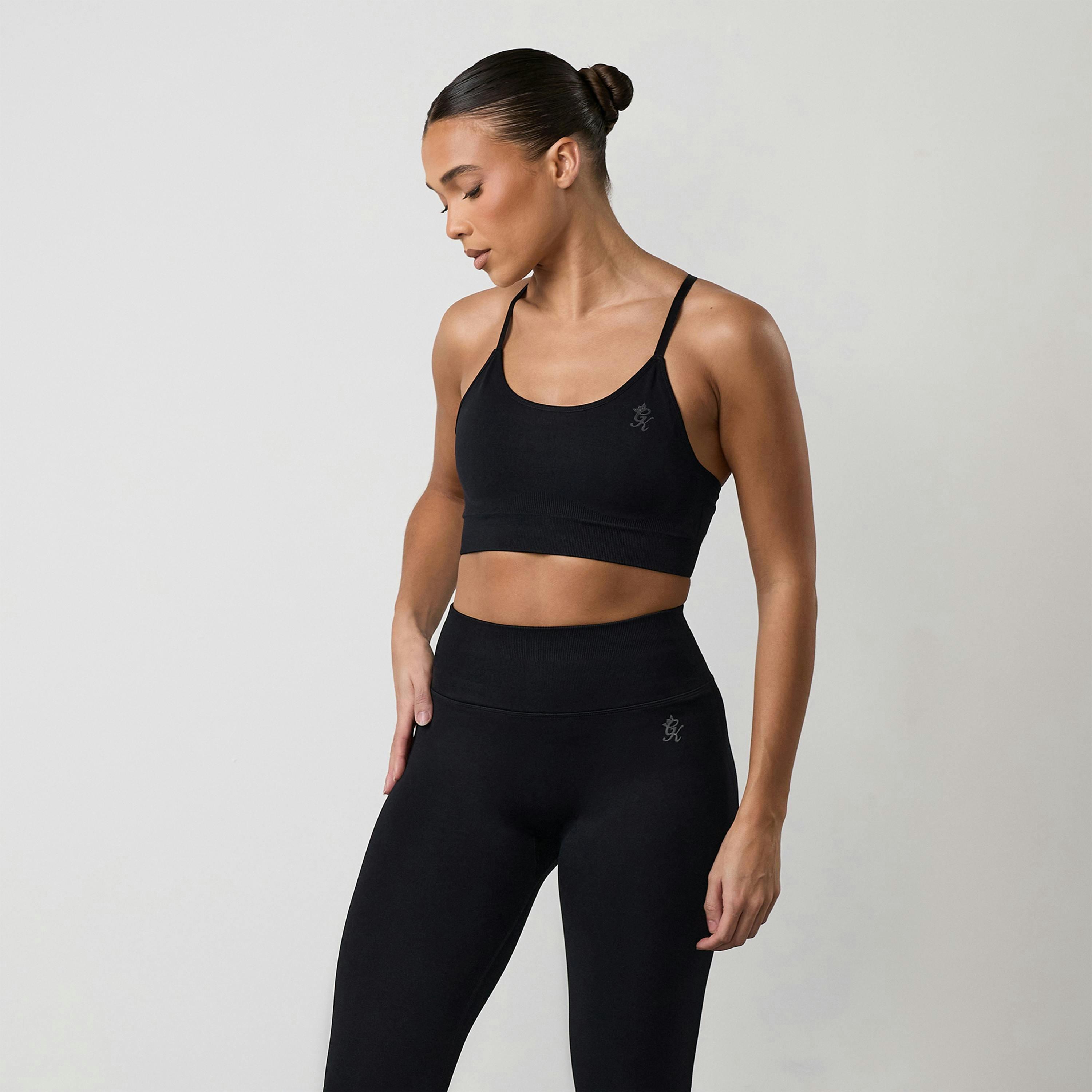 Gym King Sculpt Seamless Bra - Black , view 2 of 2