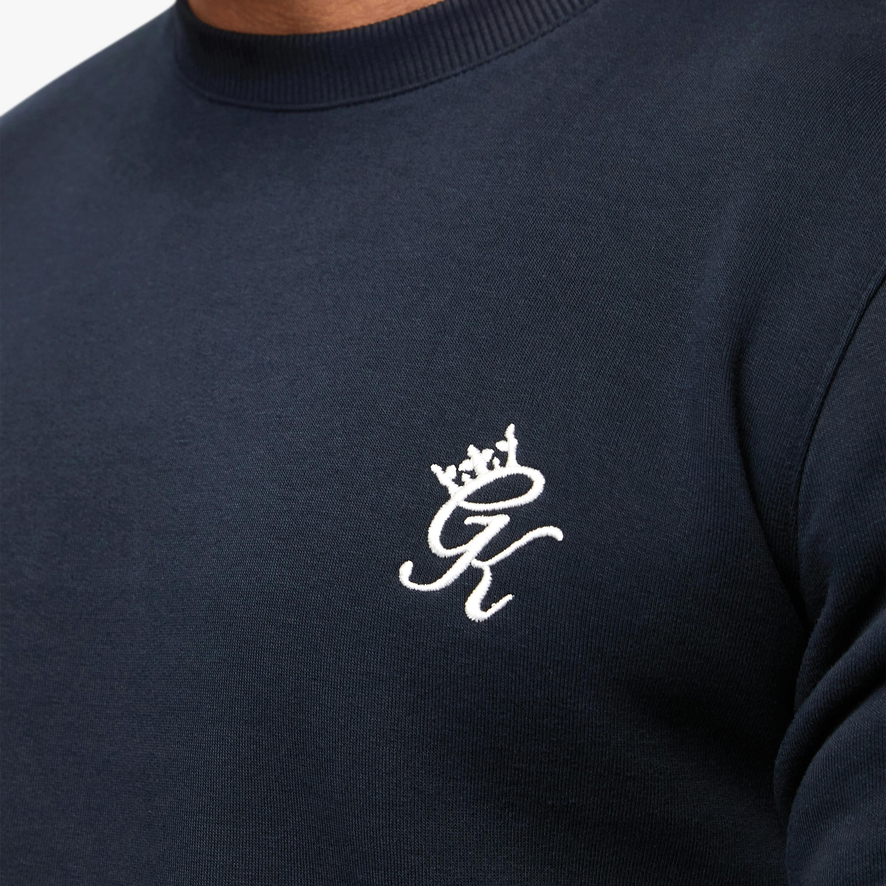 Gym King Fundamental Fleece Crew - Navy , view 3 of 4