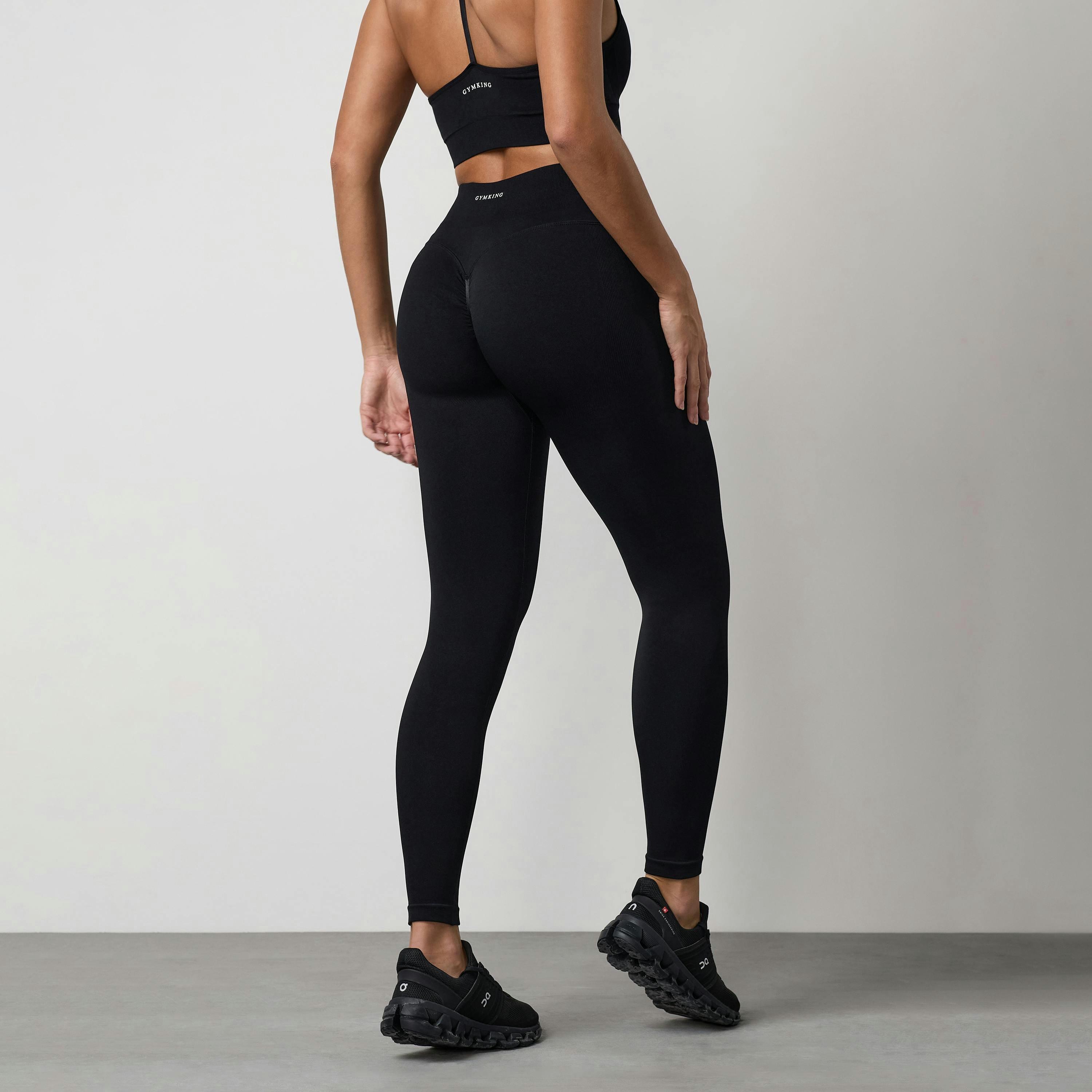 Gym King Sculpt Seamless Legging - Black , view 2 of 6