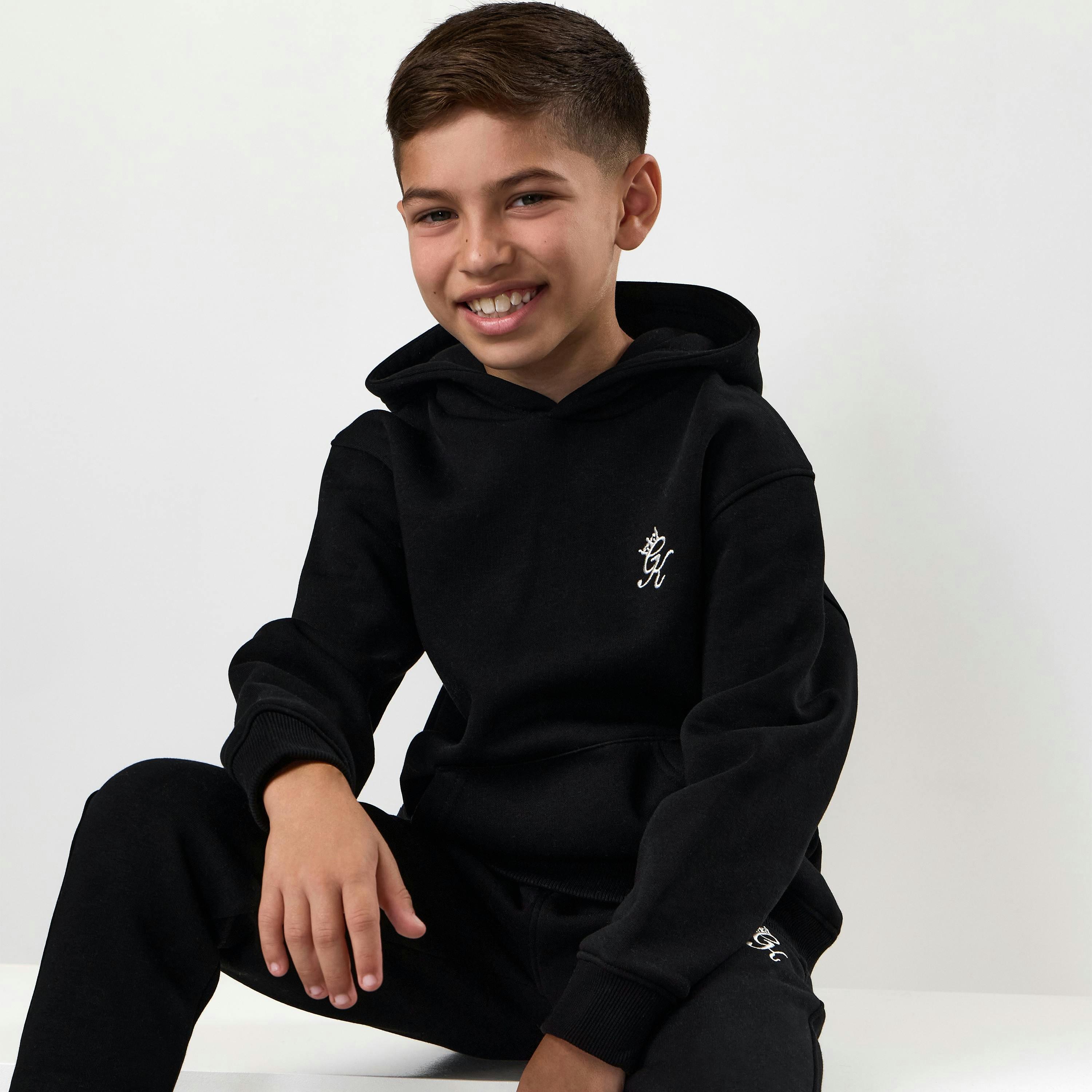 Gym King Kids Fundamental Hoodie - Black , view 5 of 6