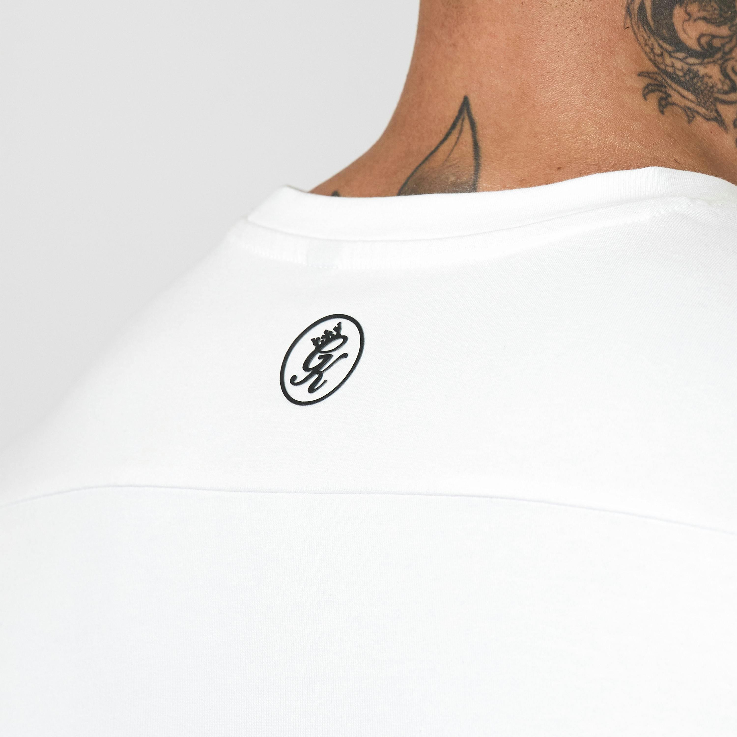 Gym King Taped Jersey Tee - White , view 6 of 6
