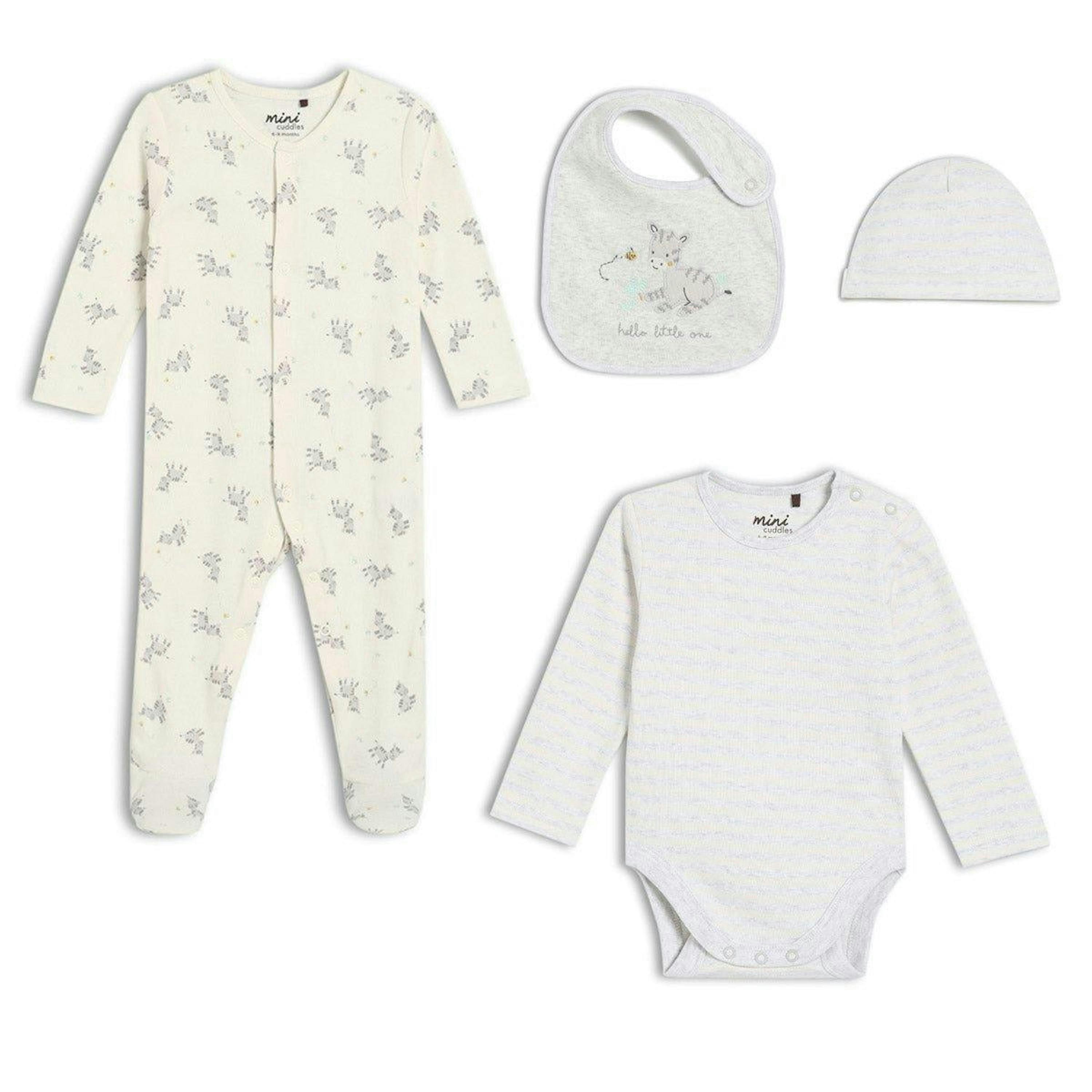 Baby Unisex 4pc Essentials Gift Set, Multicolour , view 1 of 1