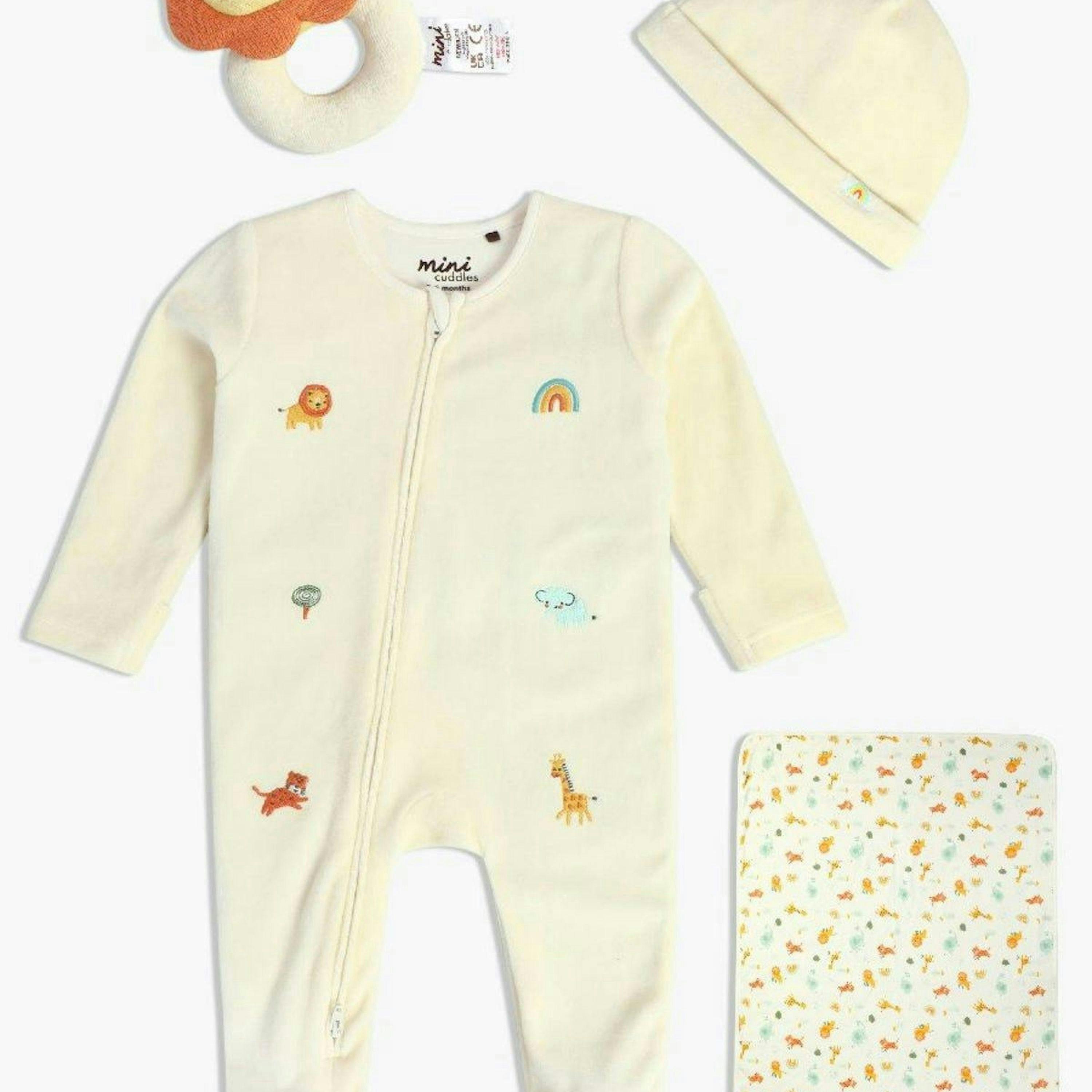 Baby Unisex 4pc Luxury Gift Set, Multicolour , view 1 of 1