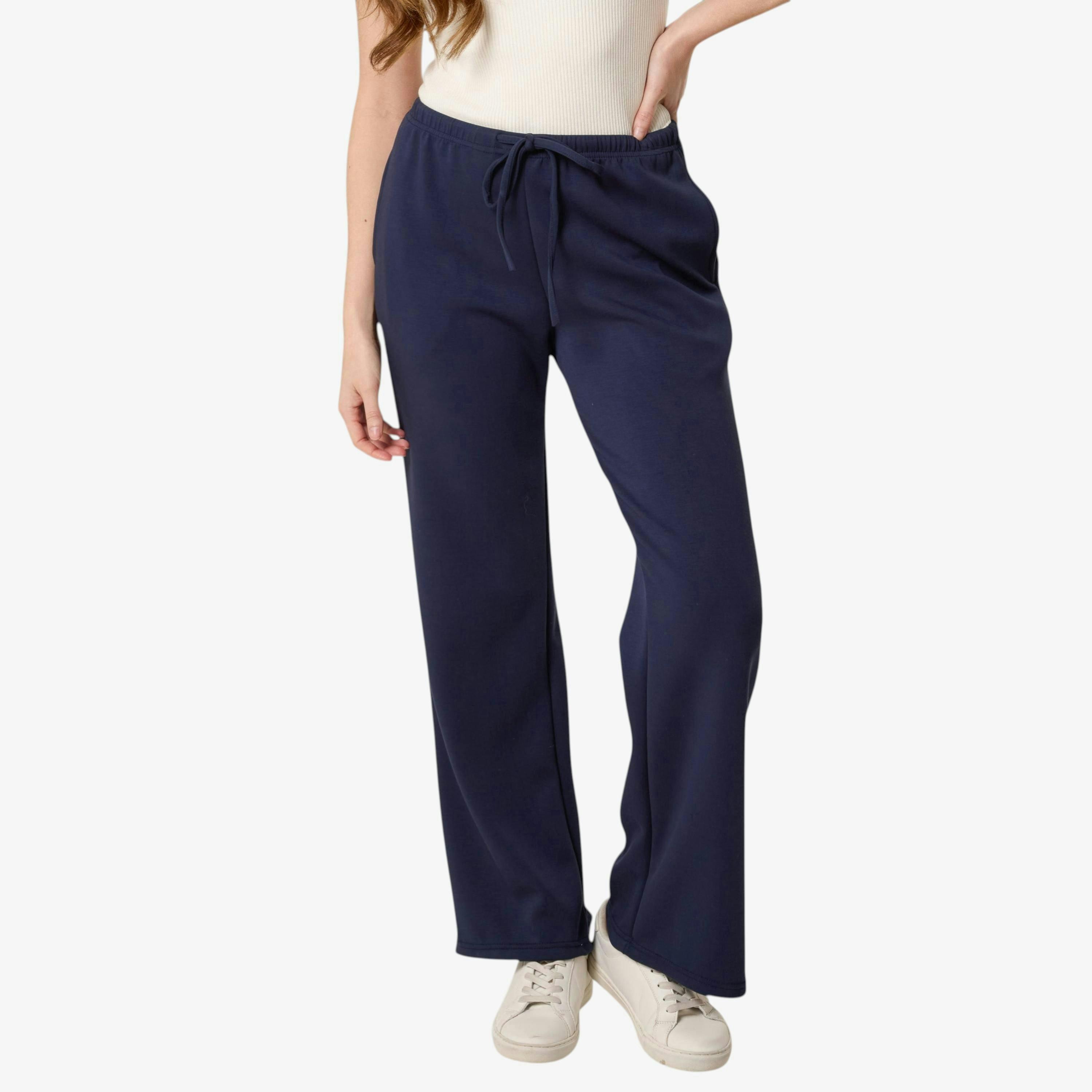 Blue Vanilla Drawstring Soft Jersey Joggers   in  Navy , view 1 of 1