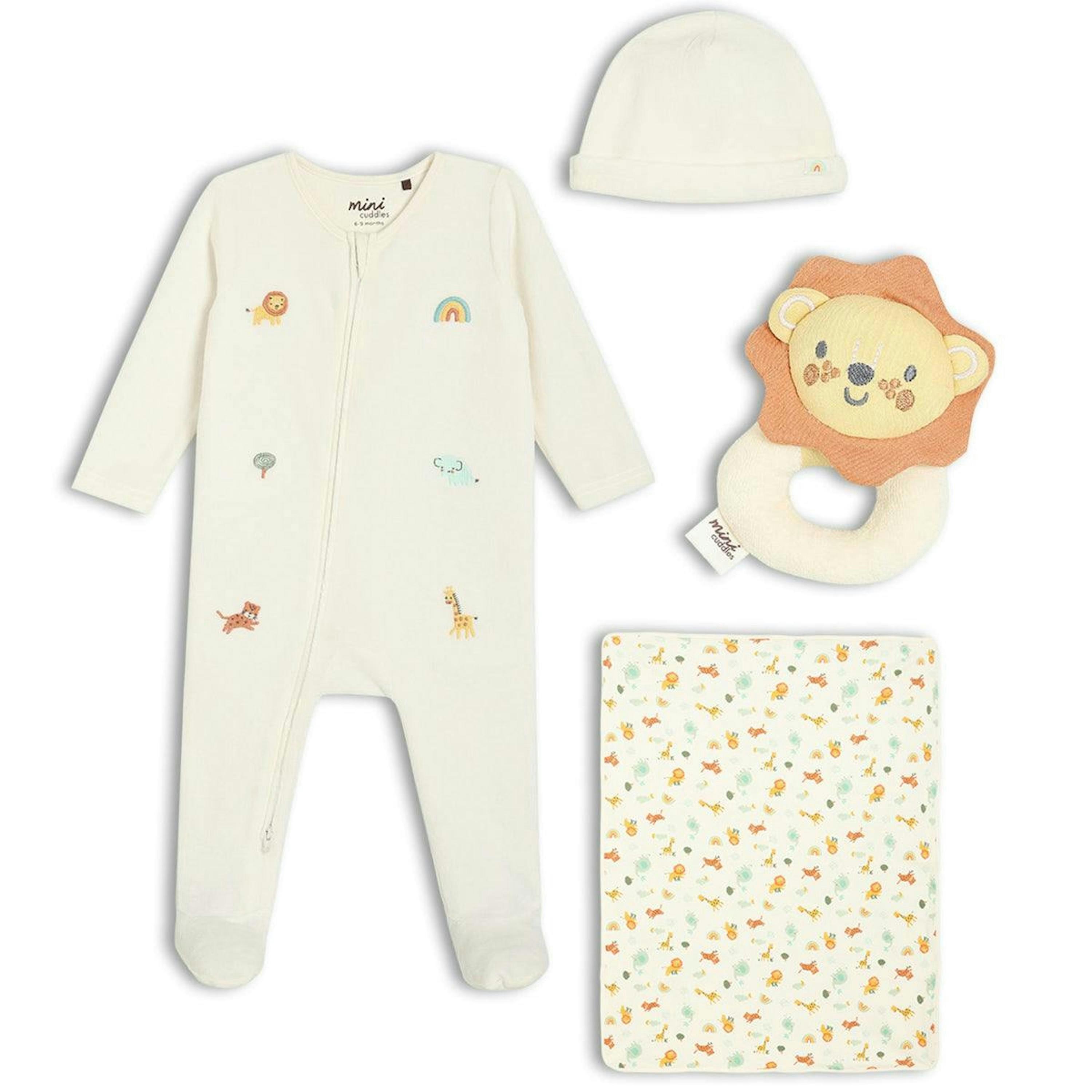 Baby Unisex 4pc Luxury Gift Set, Multicolour , view 1 of 1