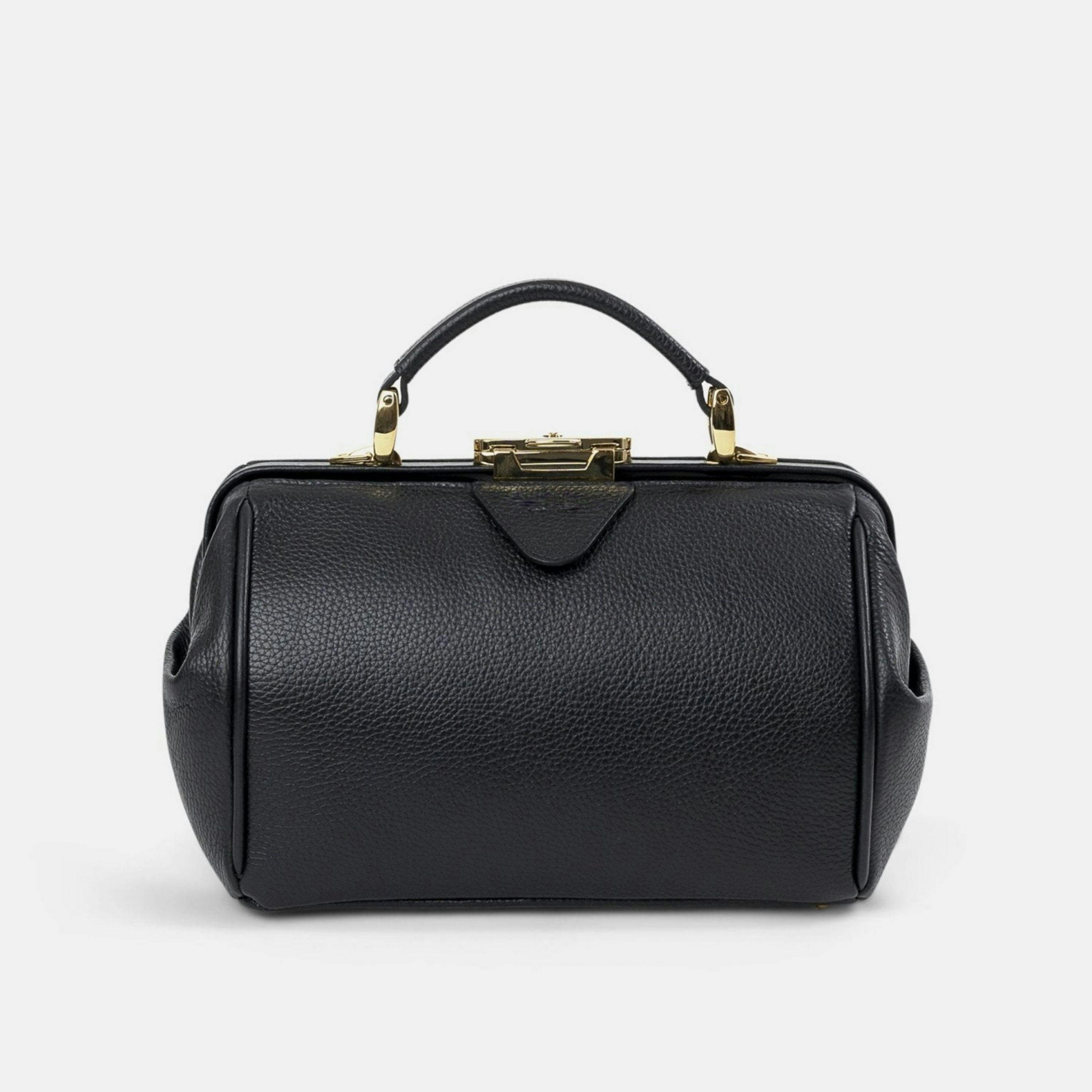 The Sophie -  Midnight Black Calf Grain , view 1 of 1