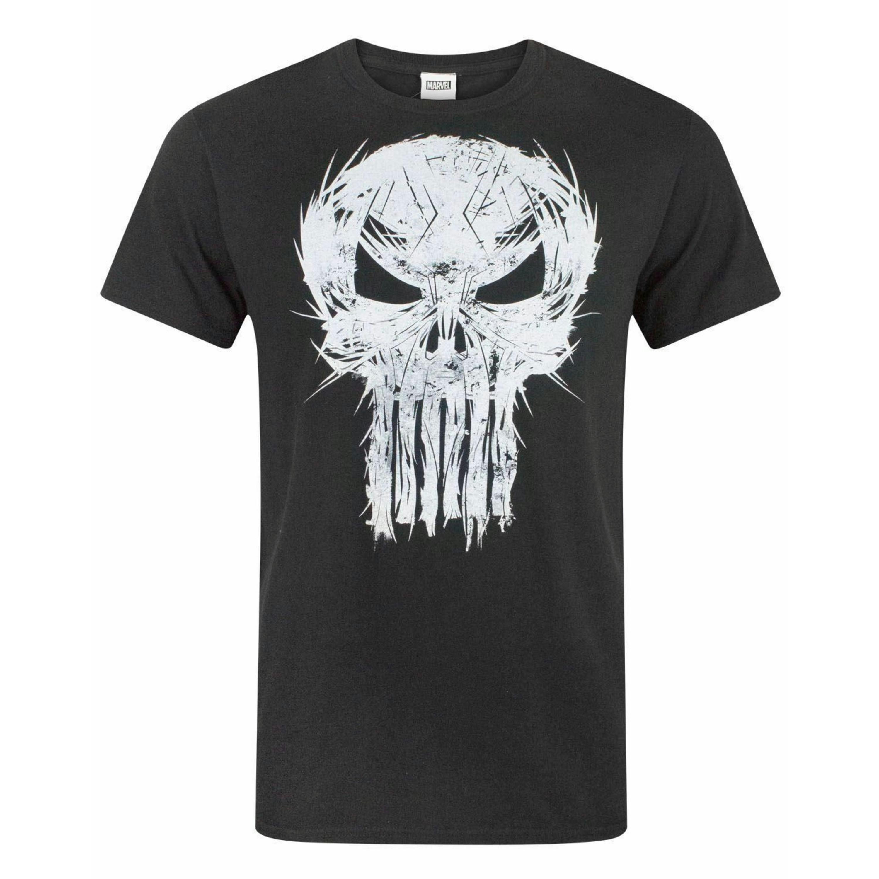 Marvel Mens Black Logo Short Sleeved T-Shirt by Vanilla Underground , view 1 of 1