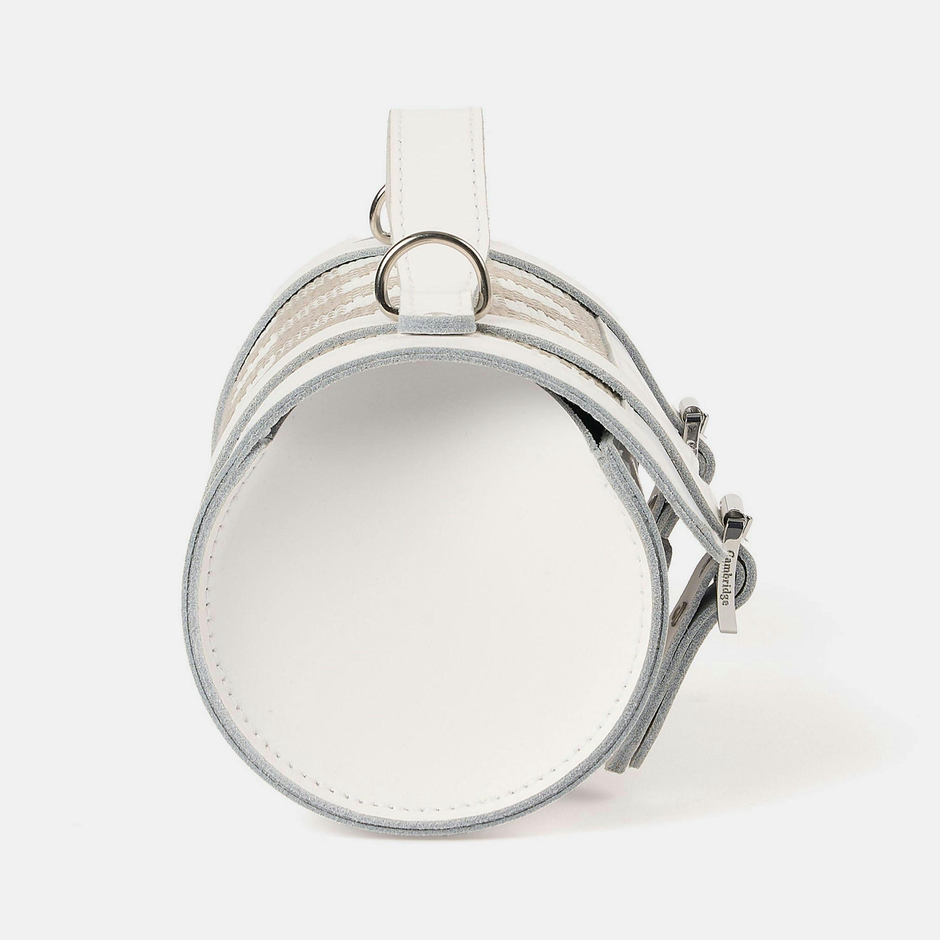 The Mini Bowls Bag - Taupe Plaid & Brilliant White , view 3 of 6
