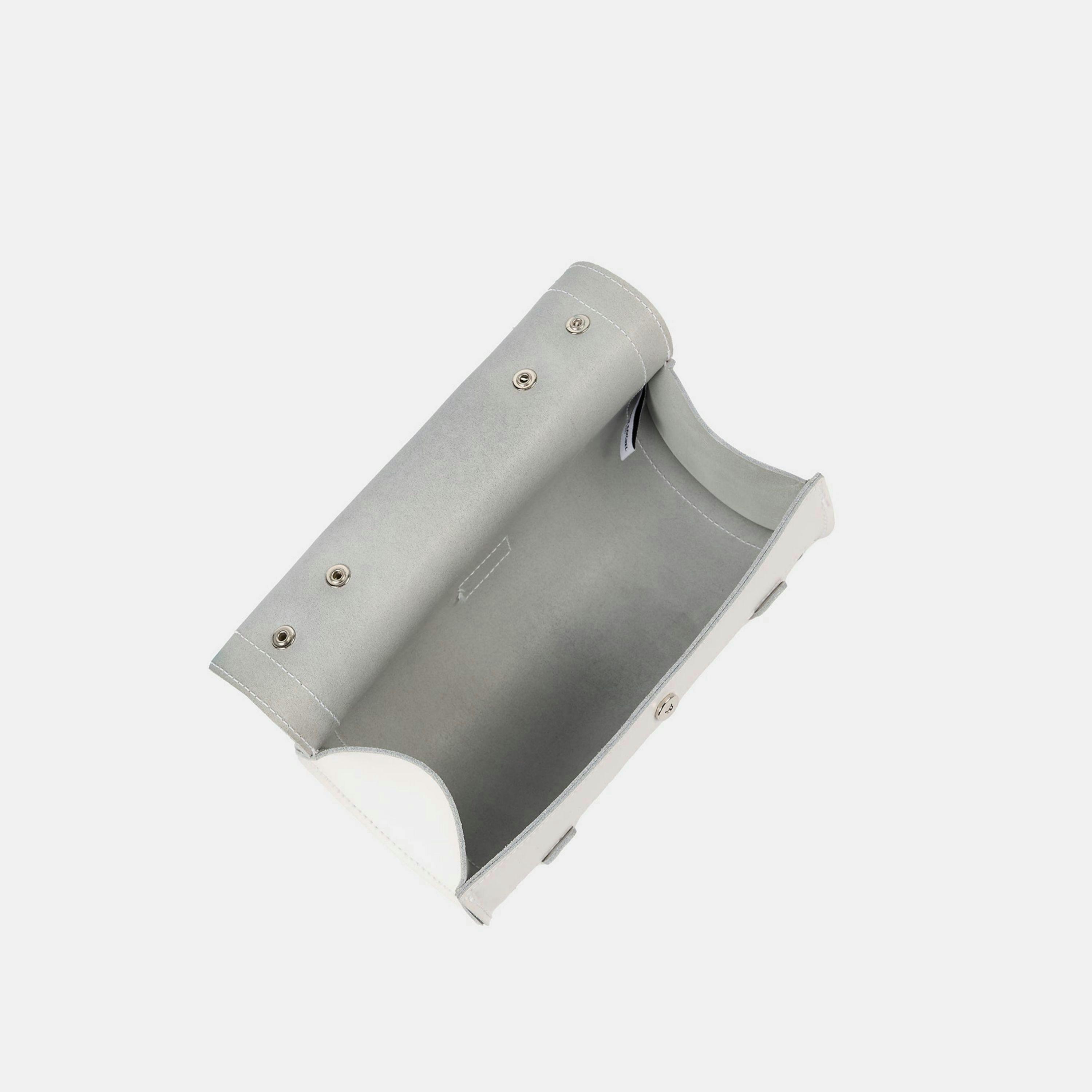 The Mini Bowls Bag - Taupe Plaid & Brilliant White , view 6 of 6