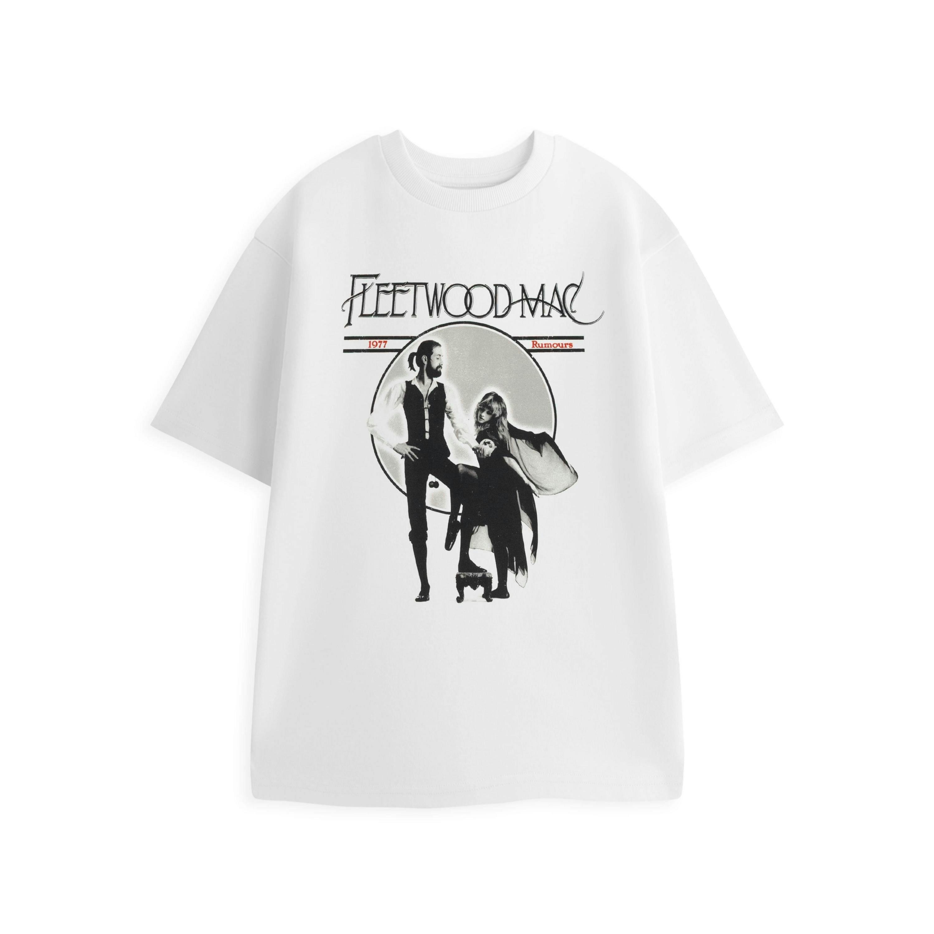 Fleetwood Mac Mens Black Rumours Short Sleeved T-Shirt by Vanilla Underground , view 1 of 1