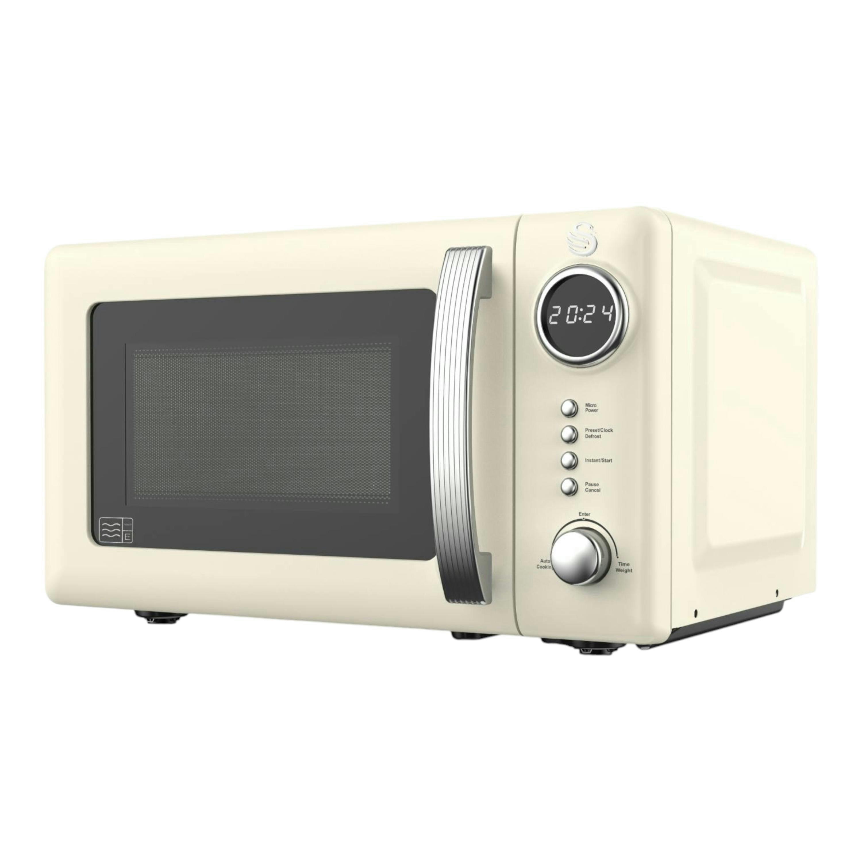 Swan Retro Revive Cream Microwave 20L 800W Digital Microwave SM4425CRM , view 1 of 1