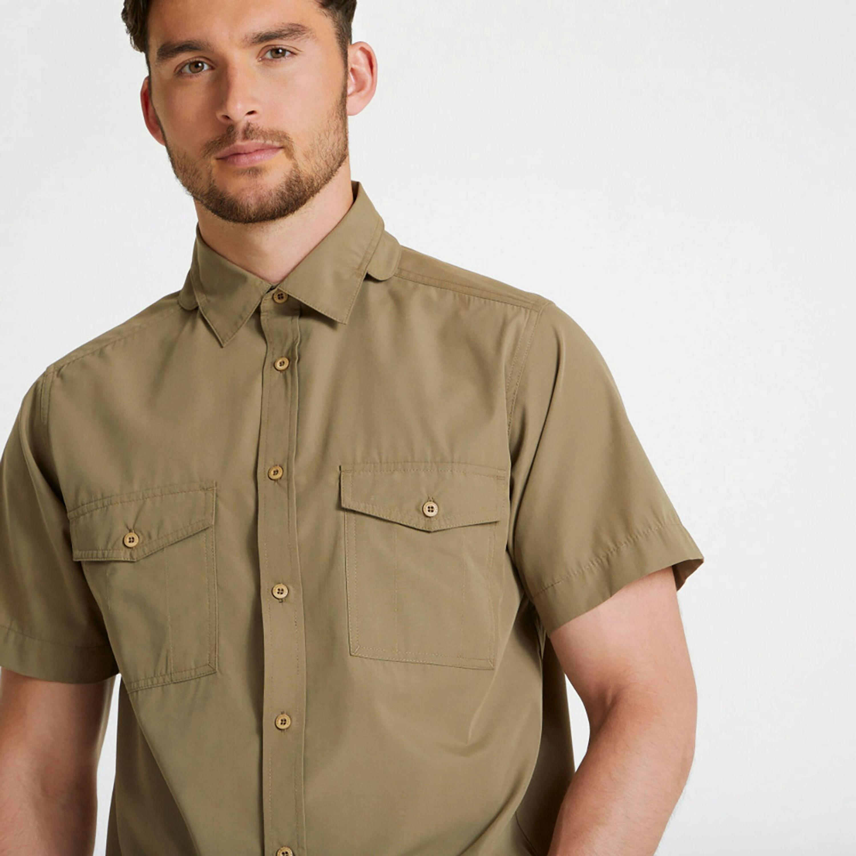 Craghoppers Mens Expert Kiwi Short-Sleeved Shirt , view 3 of 5