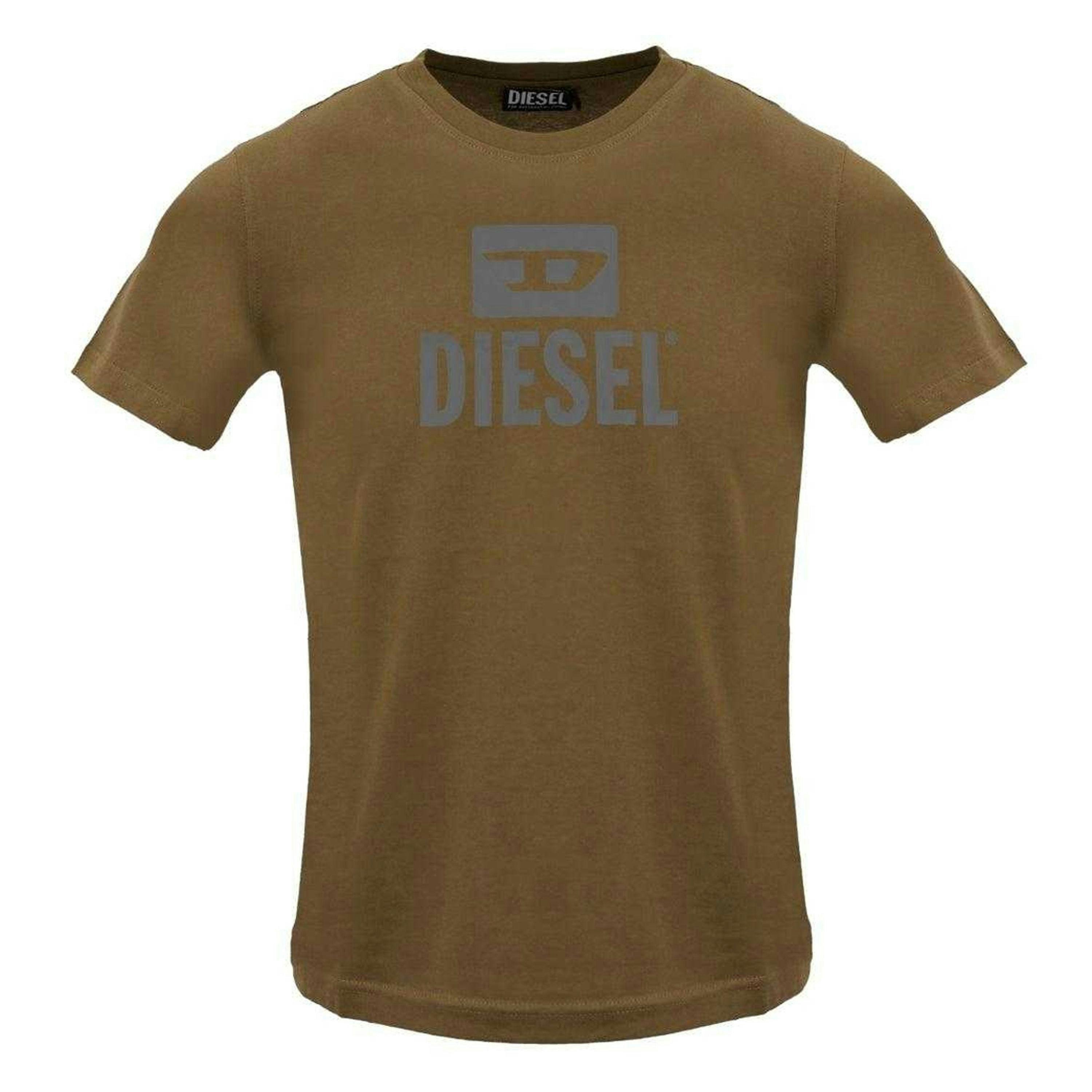 Diesel Mens Monotone Logo T-Shirt , view 1 of 2