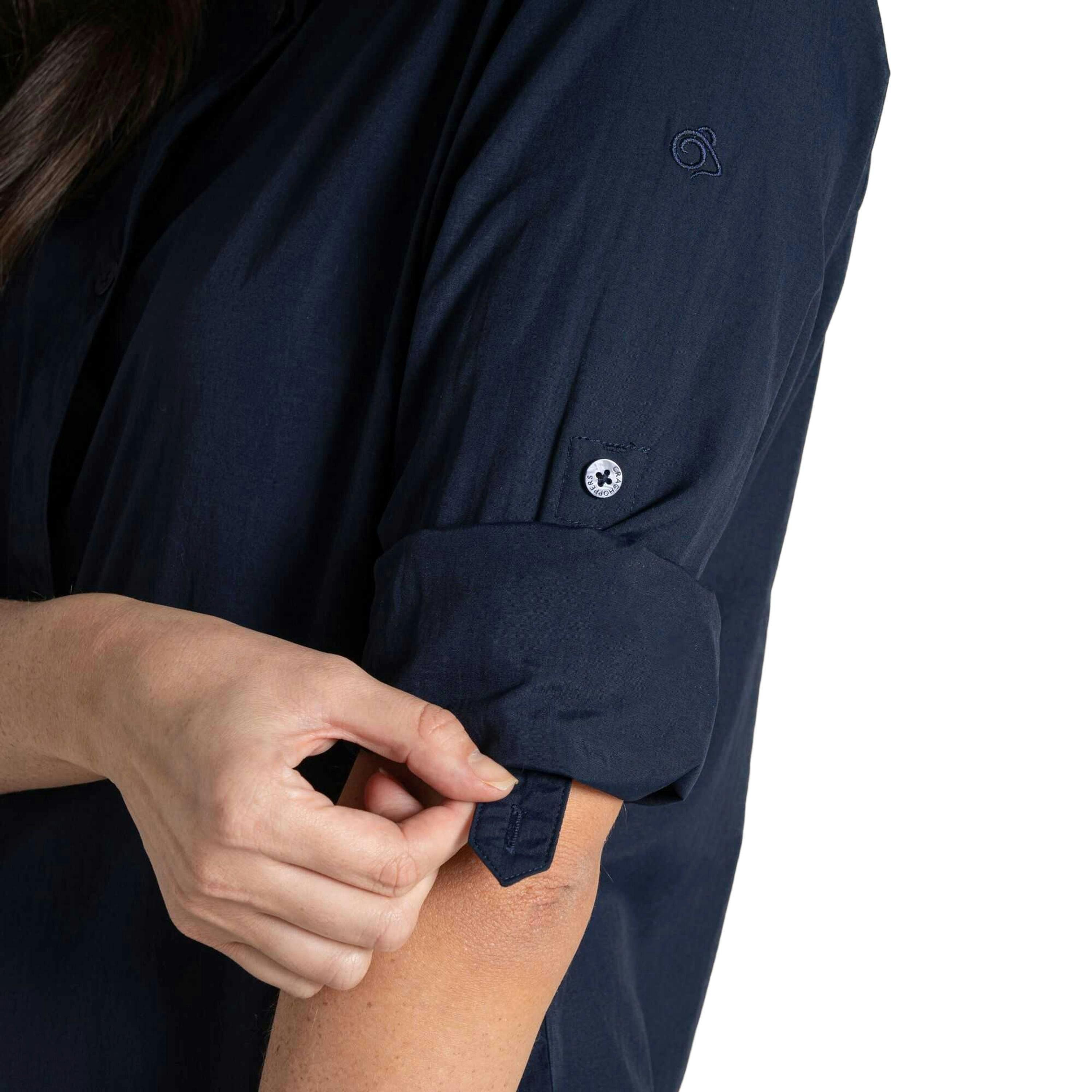 Craghoppers Womens/Ladies Freeda Nosilife Long-Sleeved Shirt , view 4 of 6