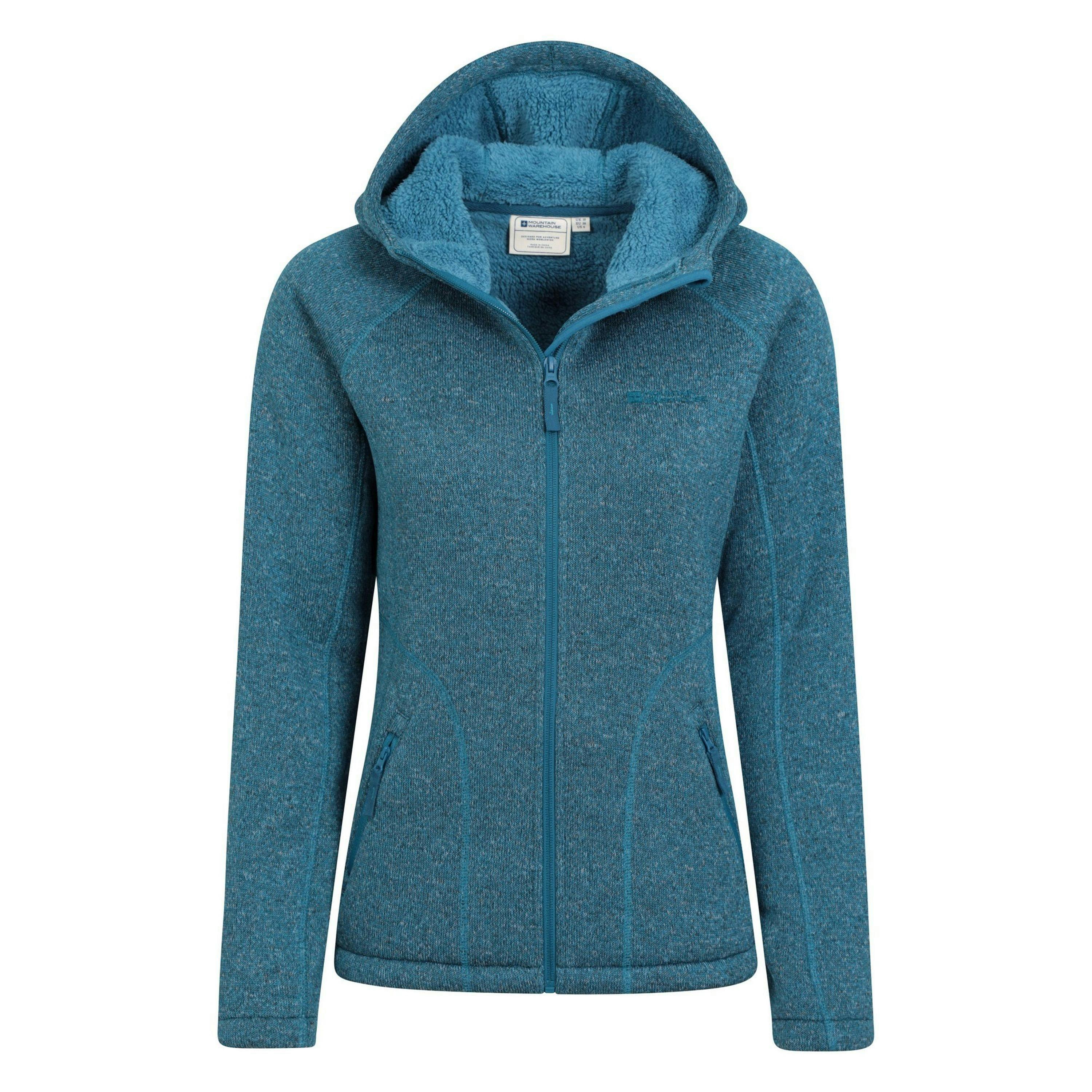Mountain Warehouse Womens/Ladies Nevis Faux Fur Lined Full Zip Hoodie , view 5 of 6