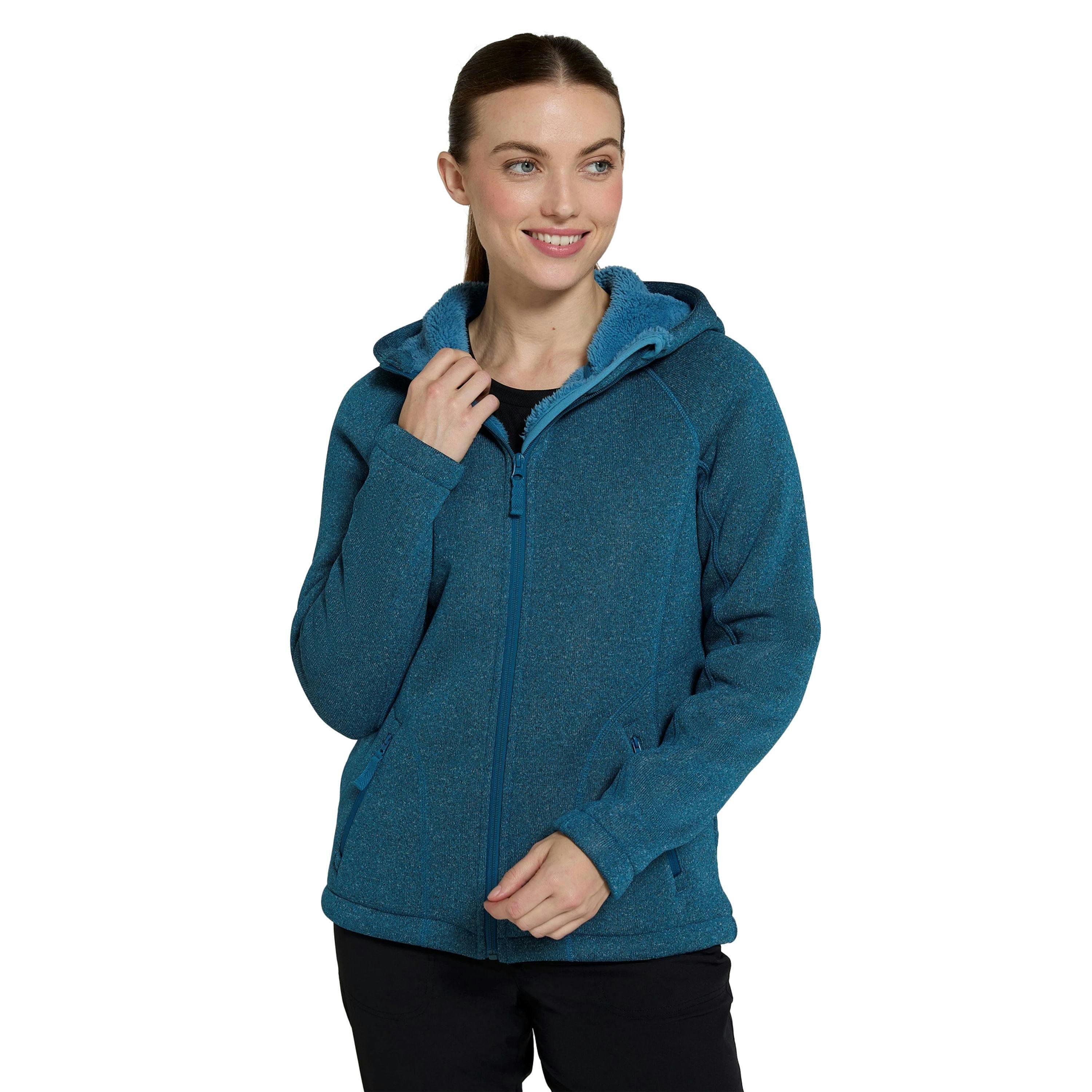 Mountain Warehouse Womens/Ladies Nevis Faux Fur Lined Full Zip Hoodie , view 6 of 6
