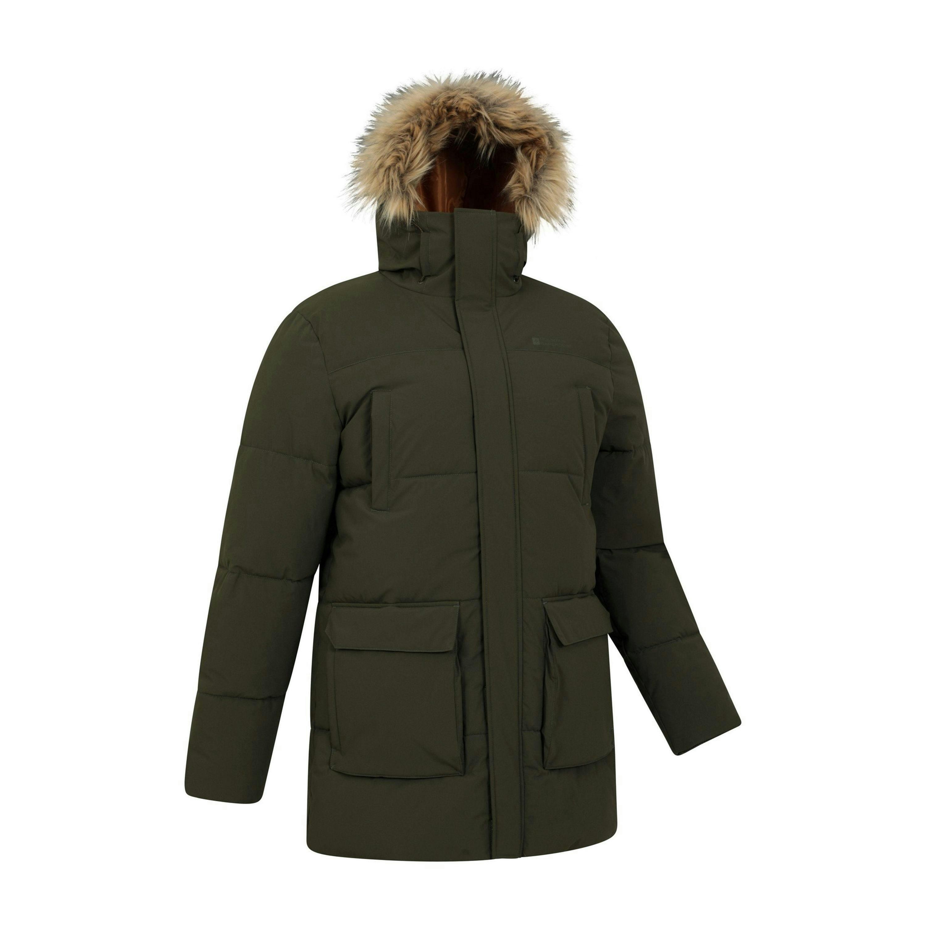 Mountain Warehouse Mens Fern Water Resistant Padded Parka , view 3 of 4