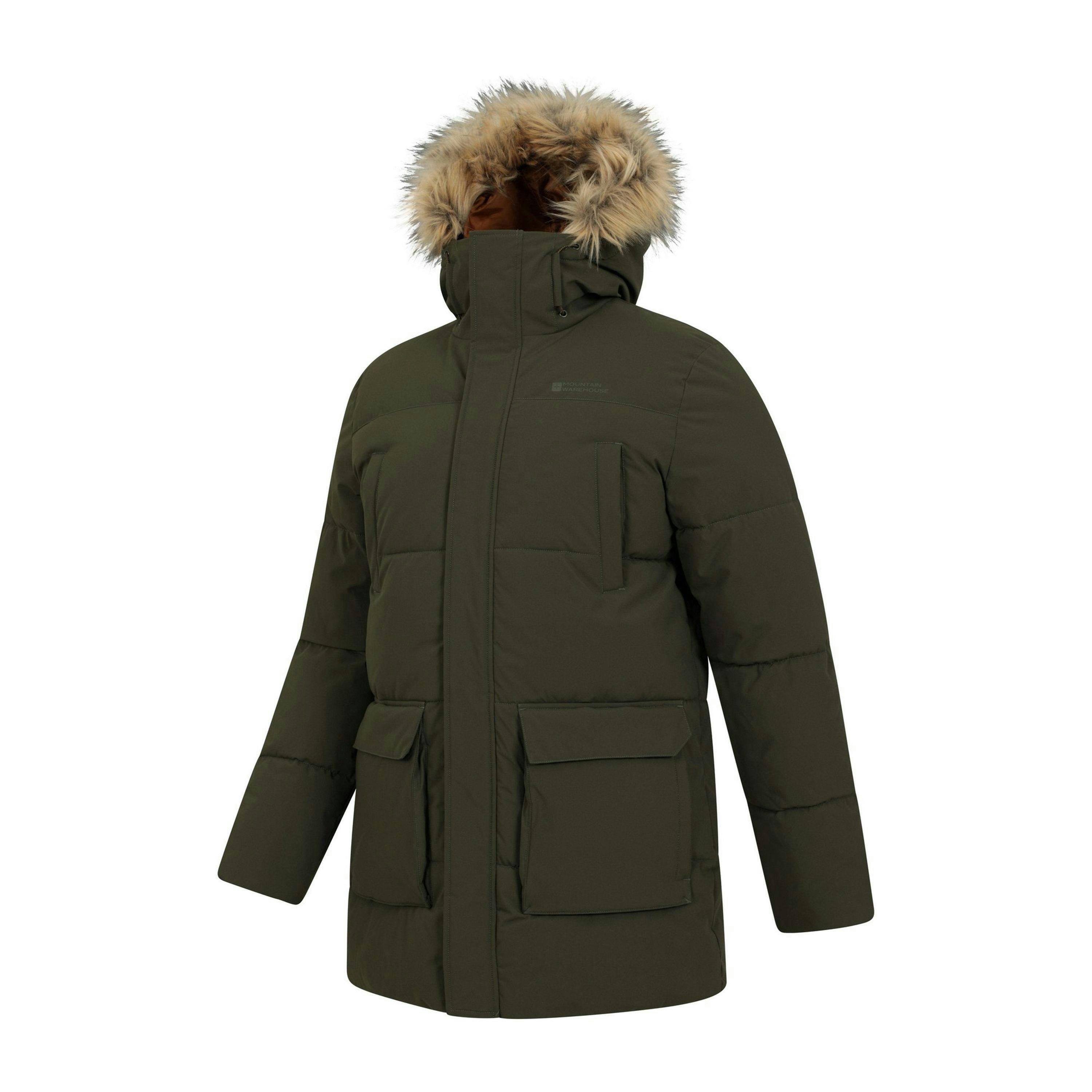 Mountain Warehouse Mens Fern Water Resistant Padded Parka , view 4 of 4