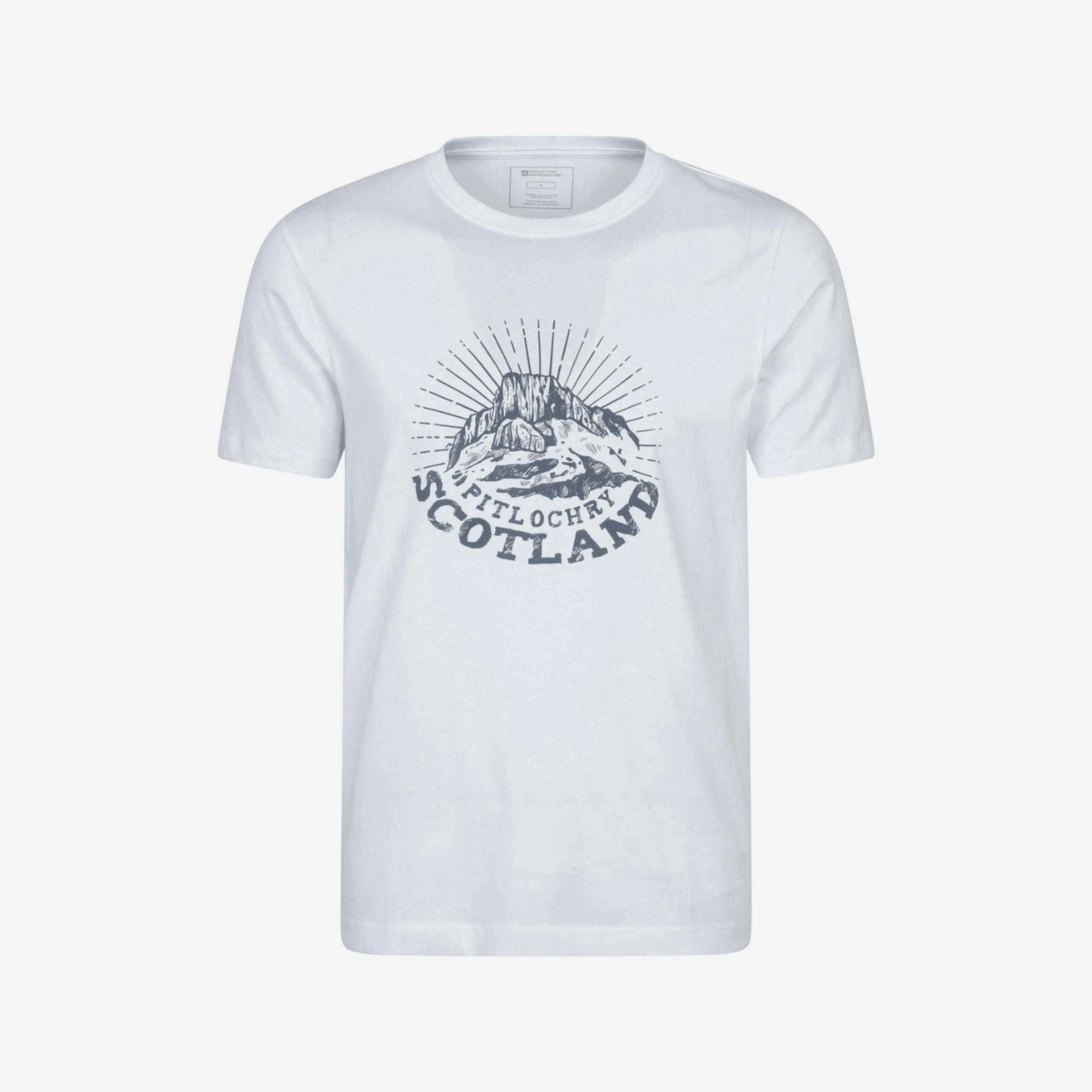 Mountain Warehouse Mens Pitlochry Short-Sleeved T-Shirt , view 1 of 3