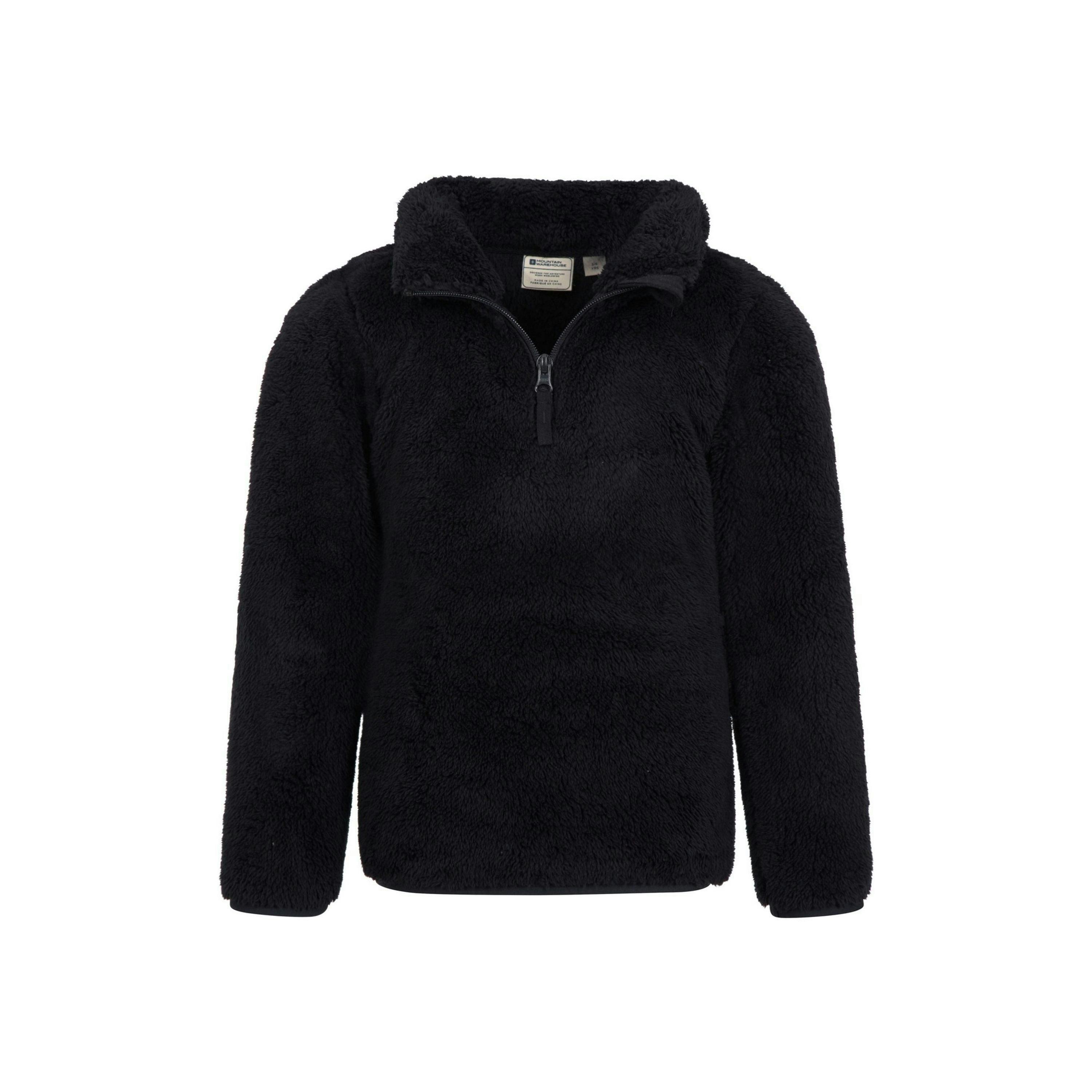 Mountain Warehouse Childrens/Kids Teddy Half Zip Fleece Top , view 4 of 4