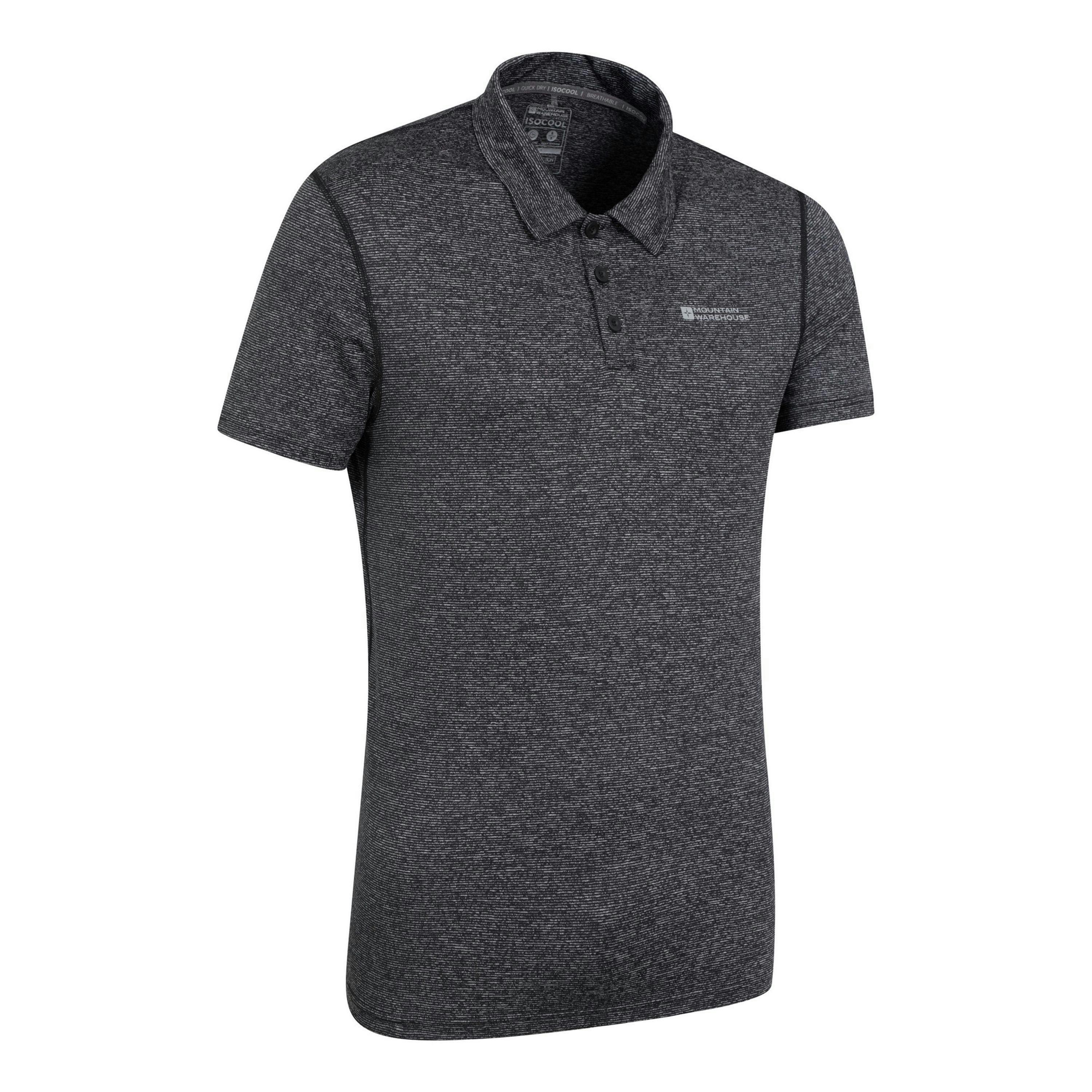 Mountain Warehouse Mens Agra Stripe Polo Shirt , view 2 of 4