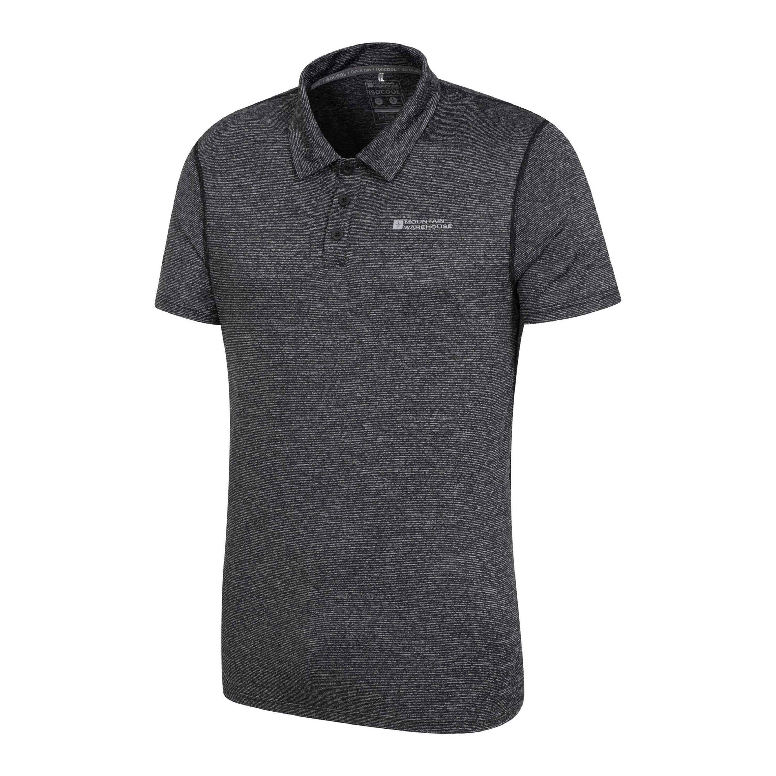 Mountain Warehouse Mens Agra Stripe Polo Shirt , view 3 of 4