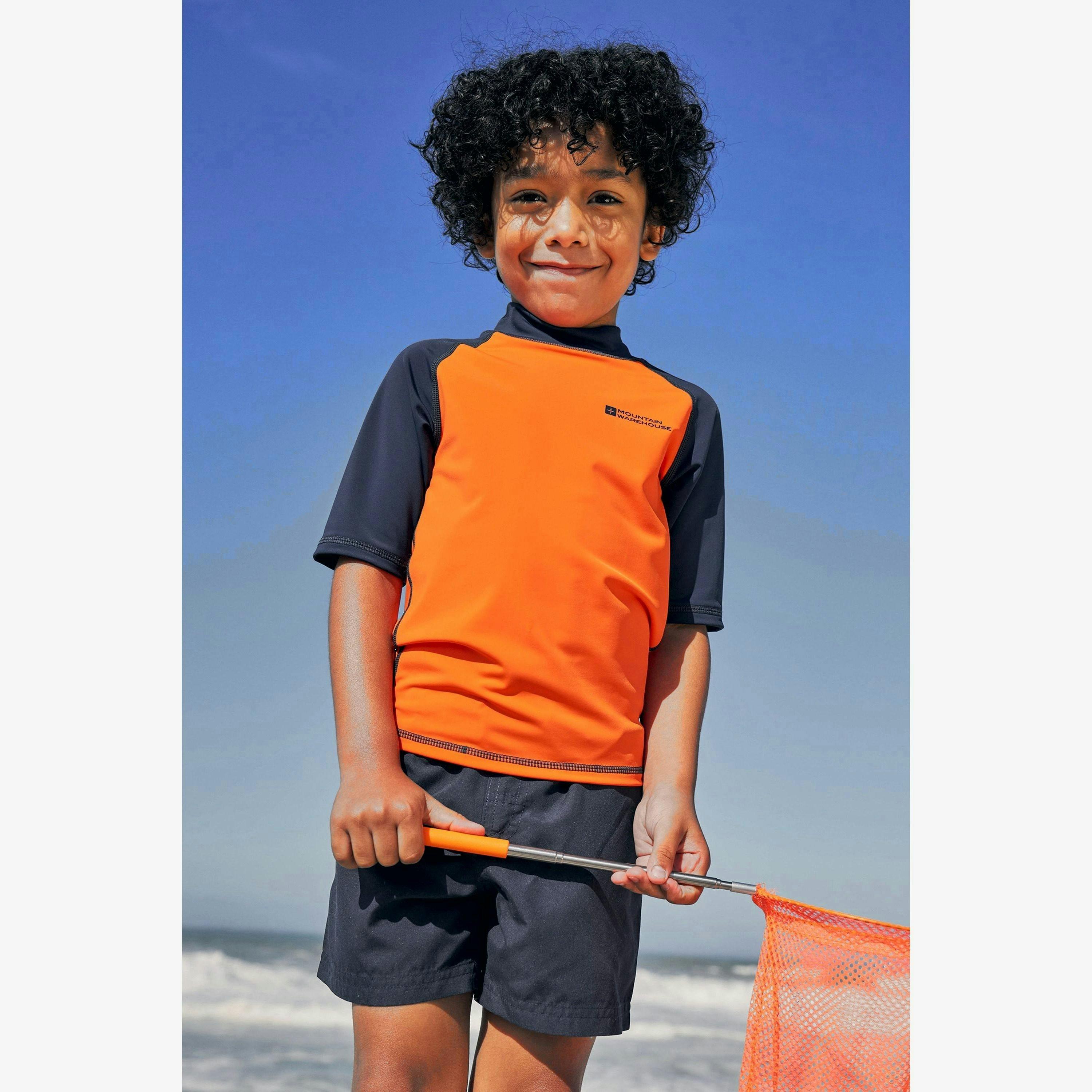 Mountain Warehouse Childrens/Kids Sun Protective Short-Sleeved Swim Vest , view 1 of 1
