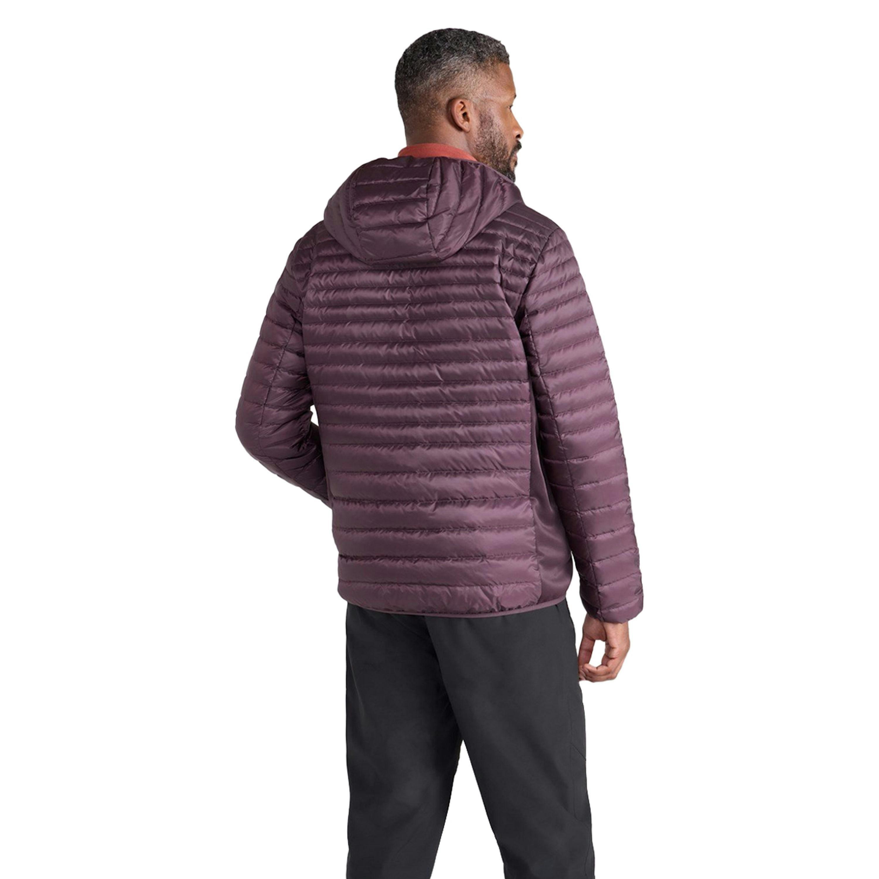 Mountain Warehouse Mens Hybrid Extreme Featherweight Down Filled Hooded Jacket , view 6 of 6