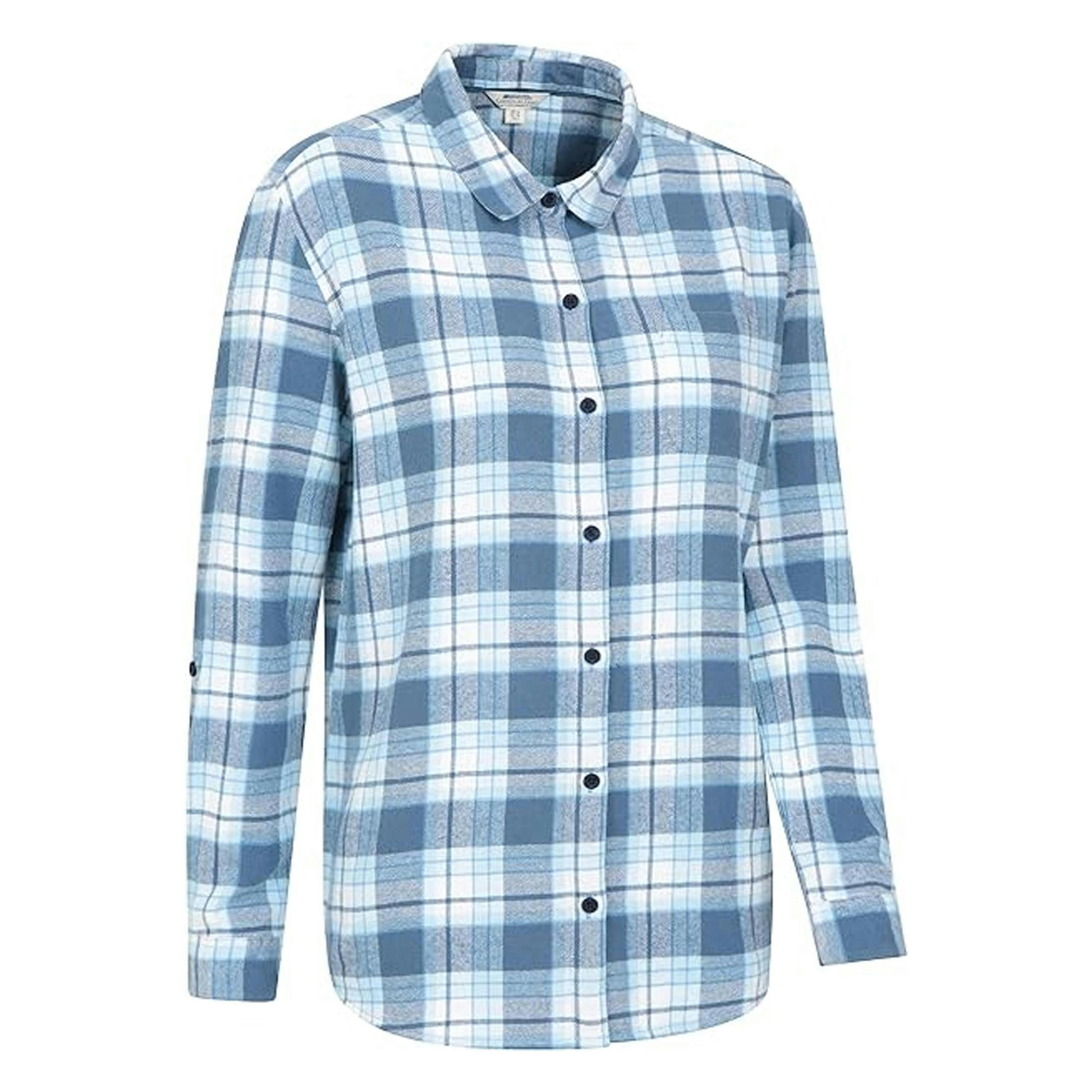 Mountain Warehouse Womens/Ladies Balsam Brushed Flannel Longline Shirt , view 4 of 4