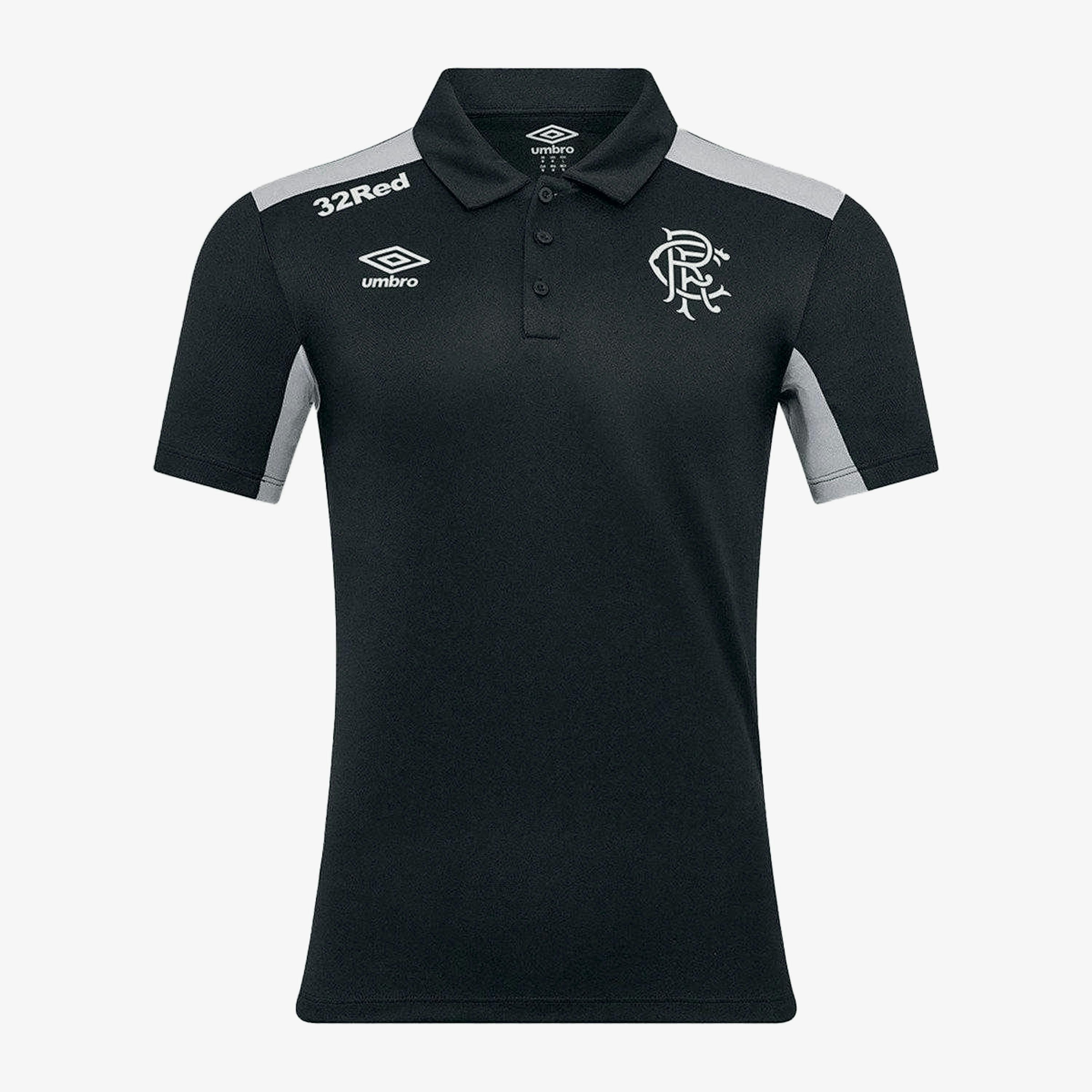 Umbro Mens Presentation Rangers FC Polyester Polo Shirt , view 1 of 1