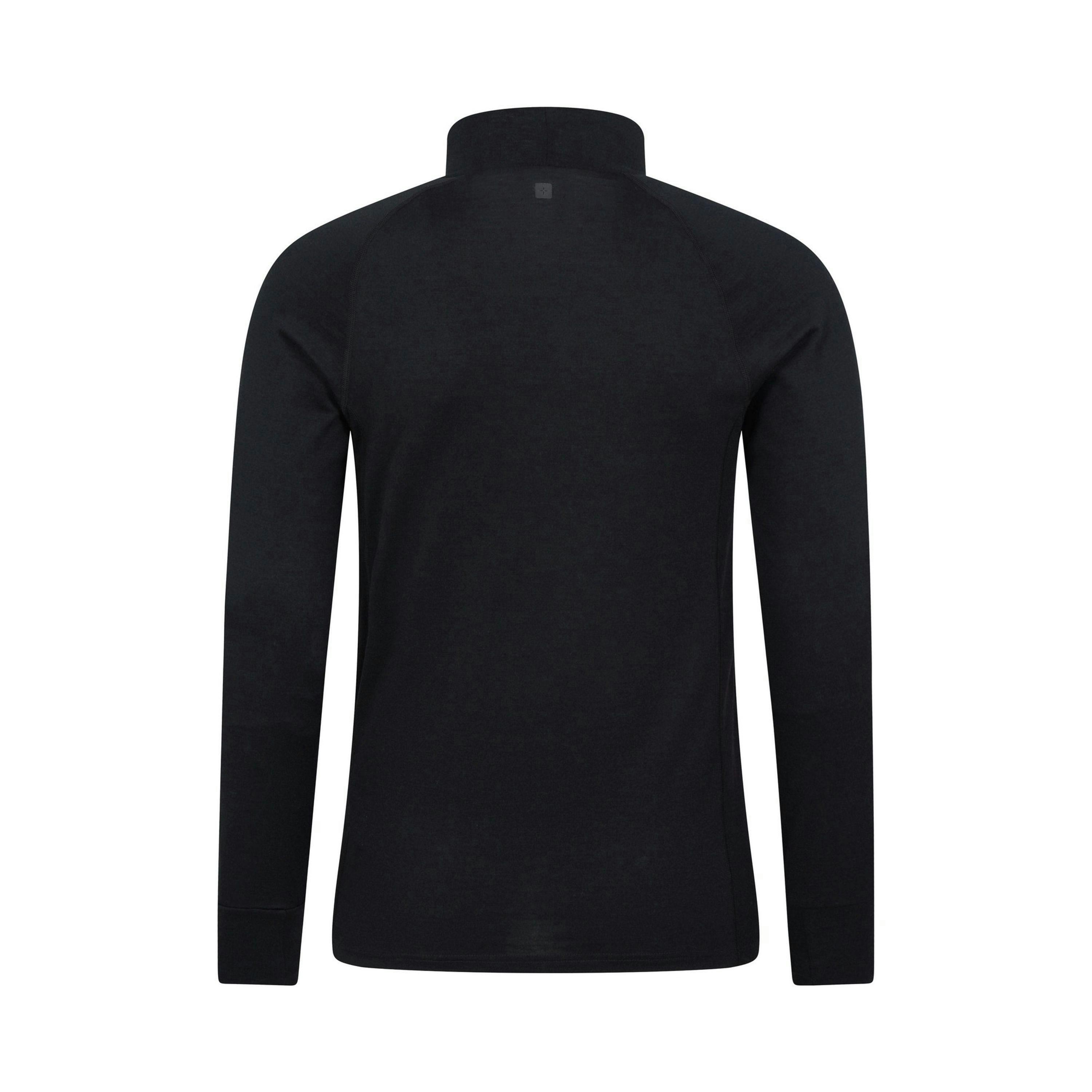 Mountain Warehouse Mens Summit Merino Wool Funnel Neck Thermal Top , view 2 of 5