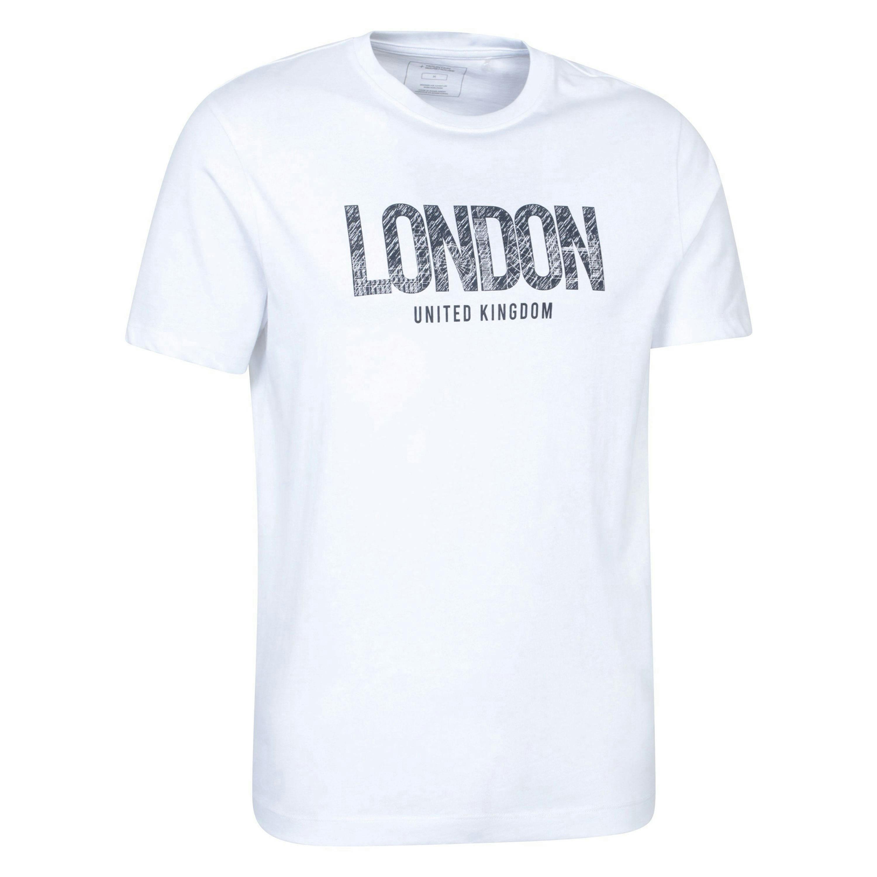 Mountain Warehouse Mens London Short-Sleeved T-Shirt , view 3 of 4