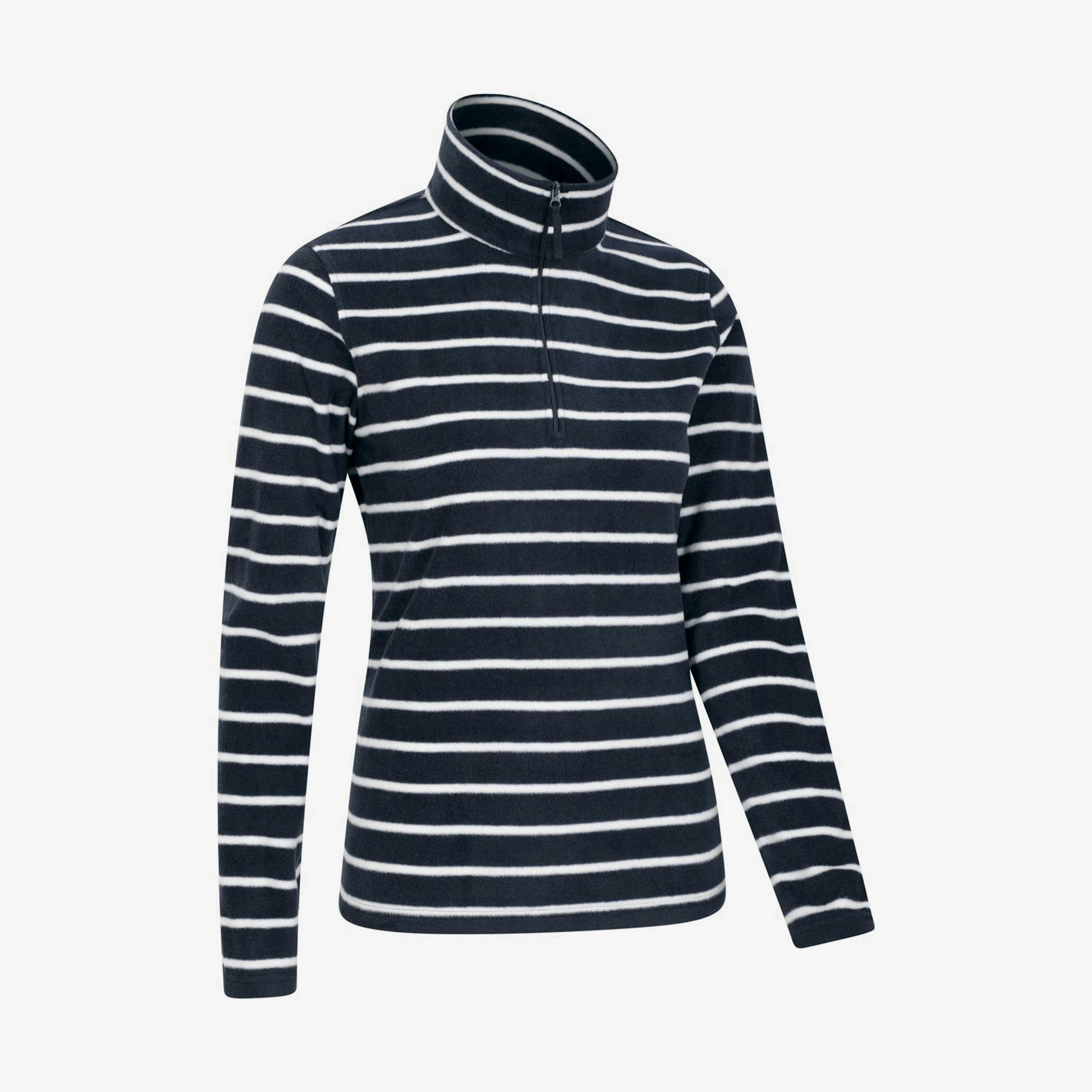 Mountain Warehouse Womens/Ladies Camber Striped Half Zip Fleece Top , view 1 of 3