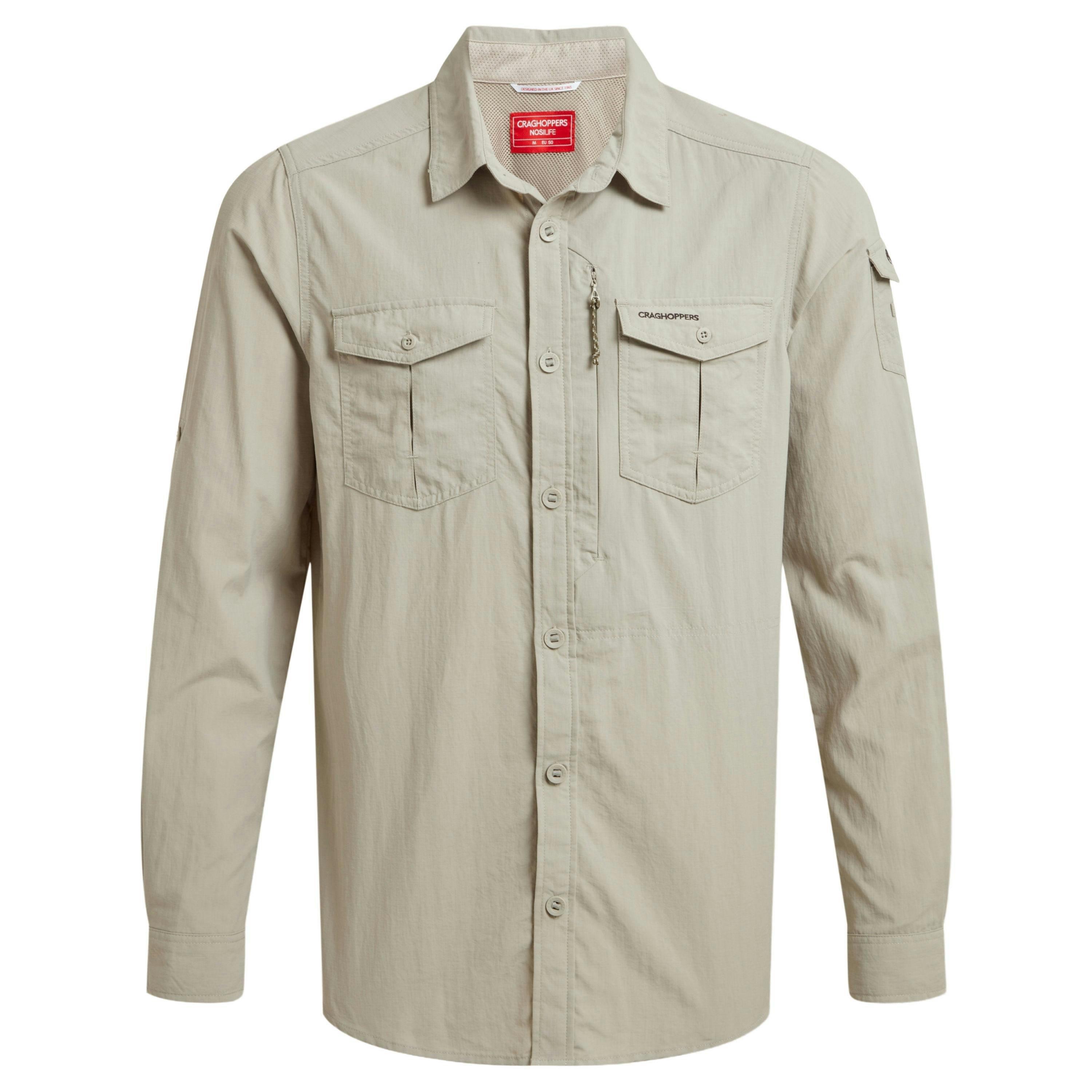 Craghoppers Mens Adventure III Nosilife Long-Sleeved Shirt , view 3 of 6