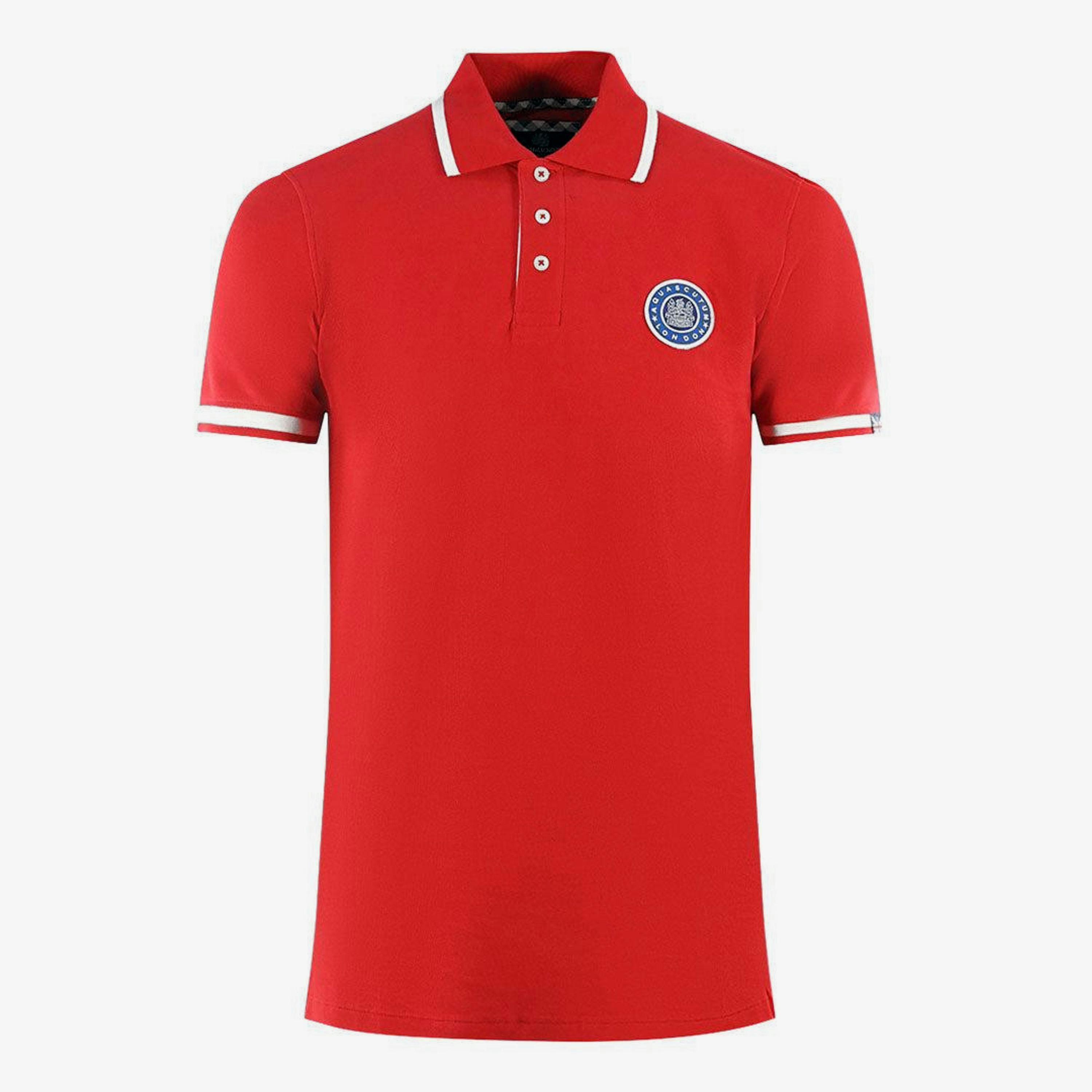 Aquascutum Unisex Adult London Embroidered Badge Polo Shirt , view 1 of 1