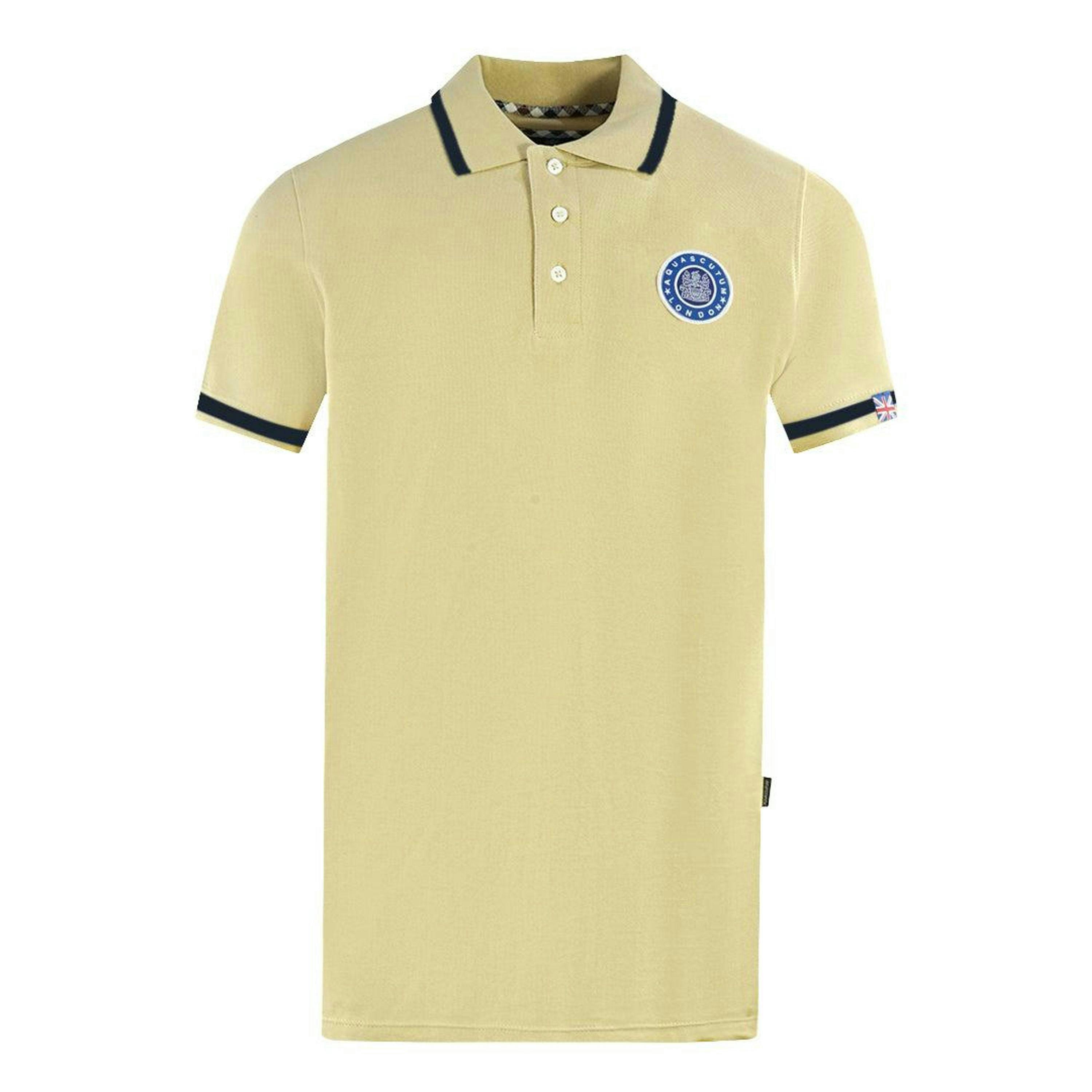 Aquascutum Unisex Adult London Embroidered Badge Polo Shirt , view 1 of 3