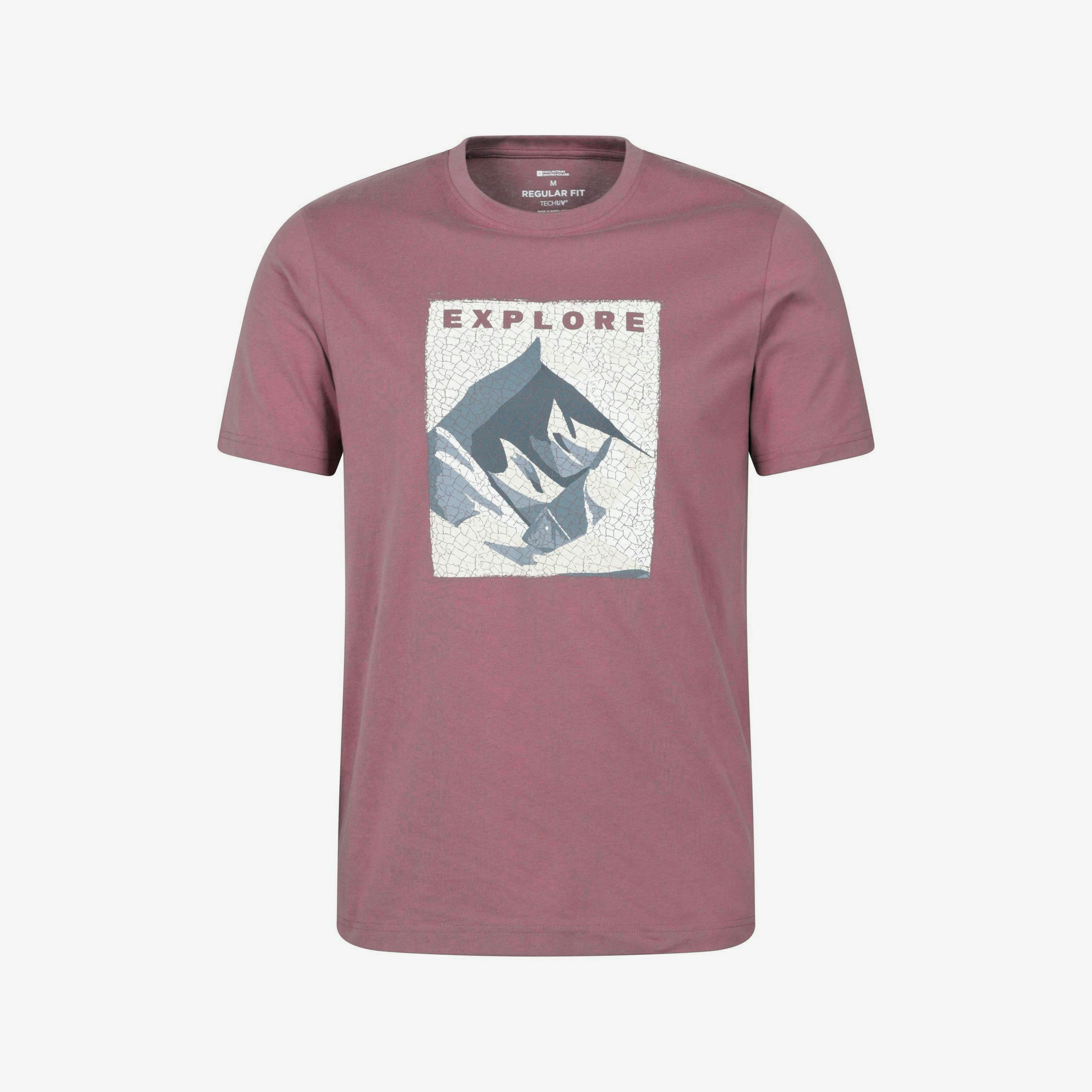 Mountain Warehouse Mens Explore Organic T-Shirt , view 1 of 1
