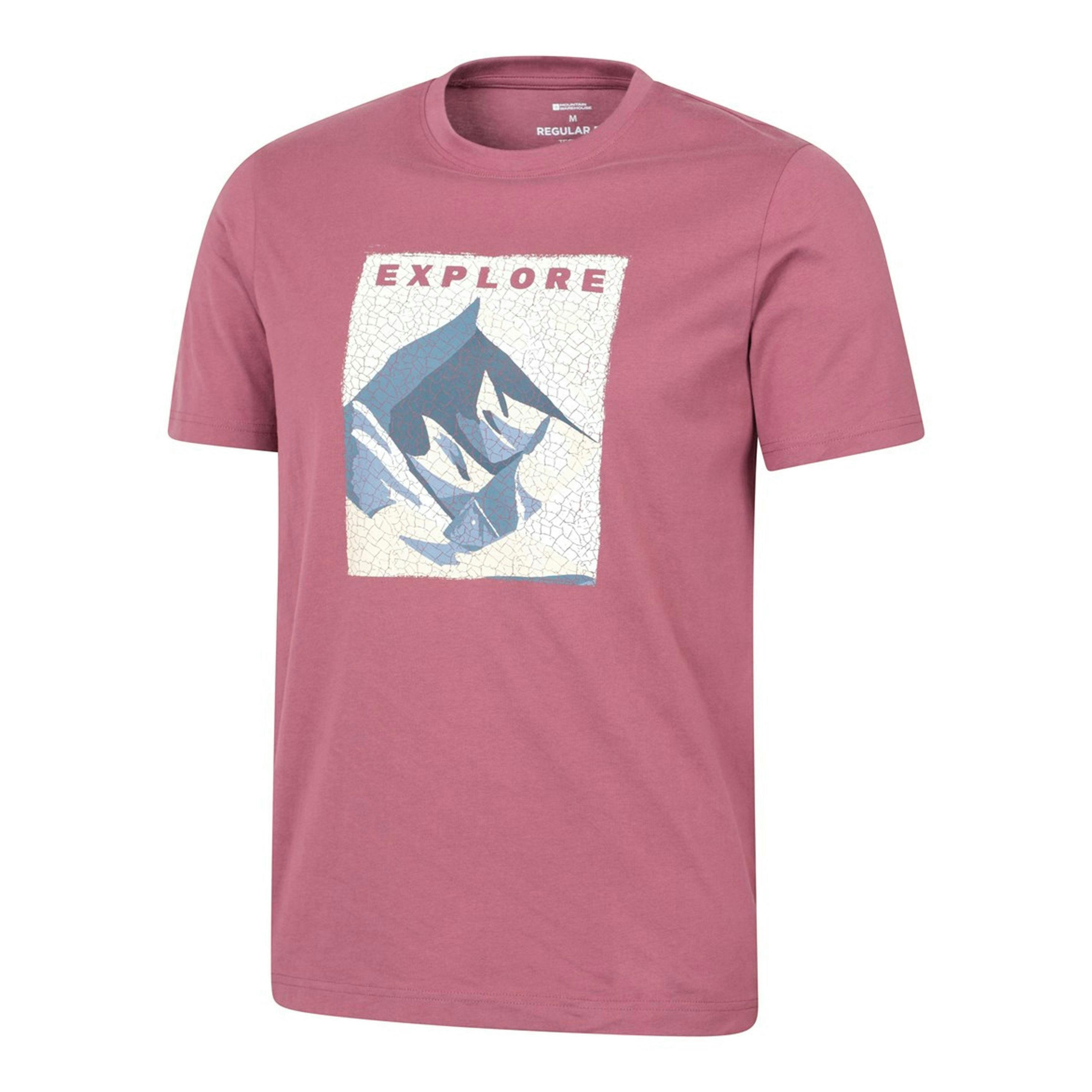Mountain Warehouse Mens Explore Organic T-Shirt , view 3 of 3