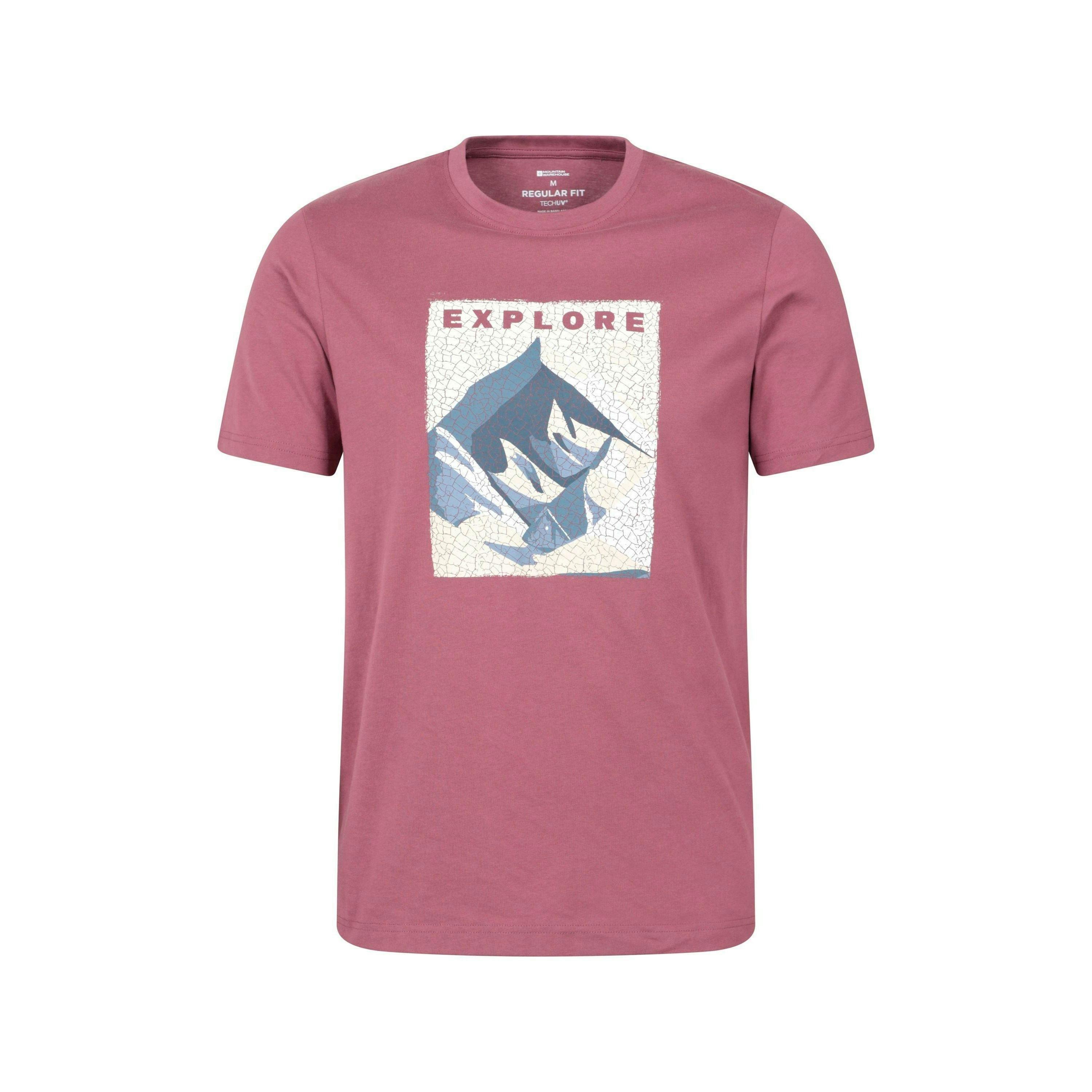 Mountain Warehouse Mens Explore Organic T-Shirt , view 1 of 1