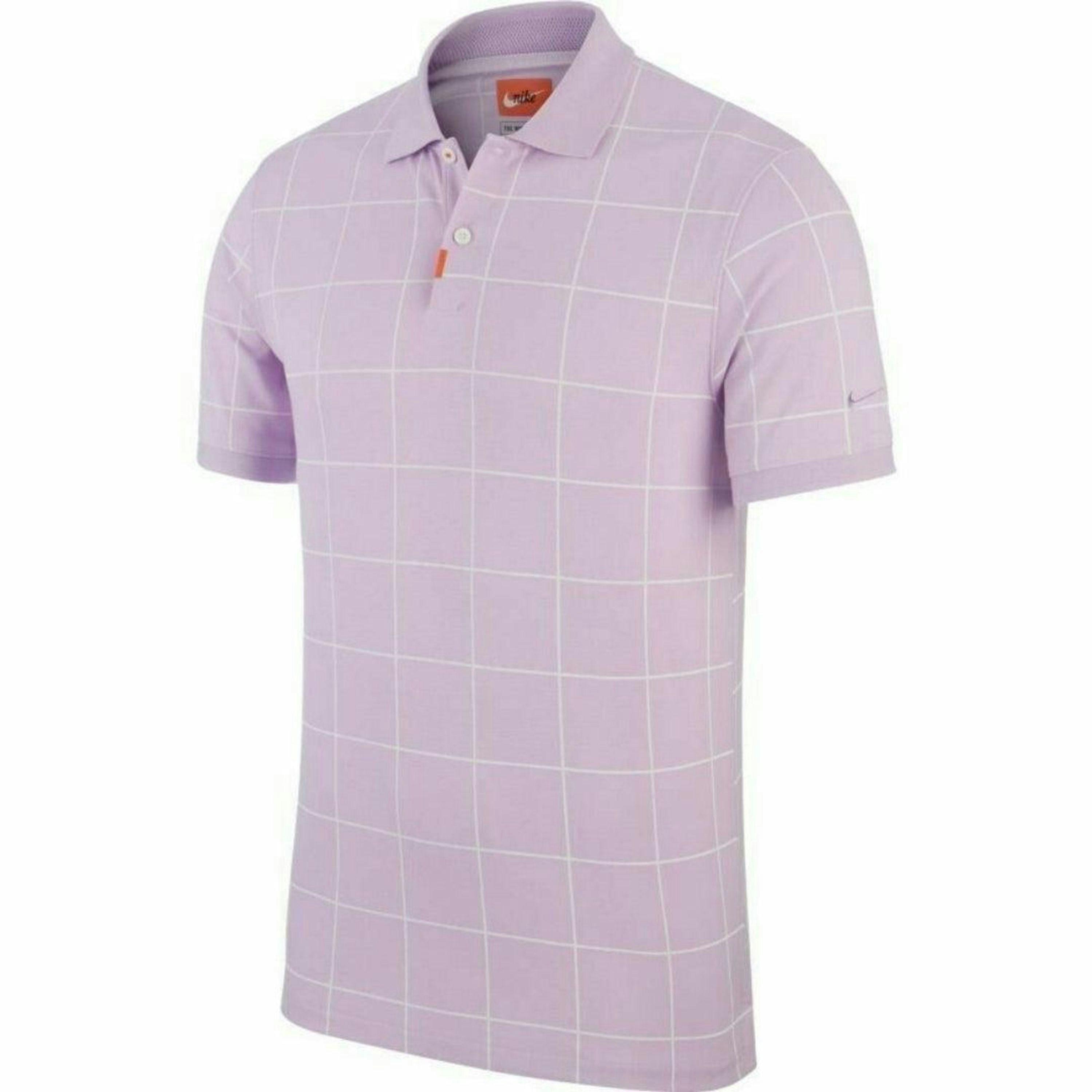 Nike Mens Checked Dri-FIT Polo Shirt , view 1 of 1