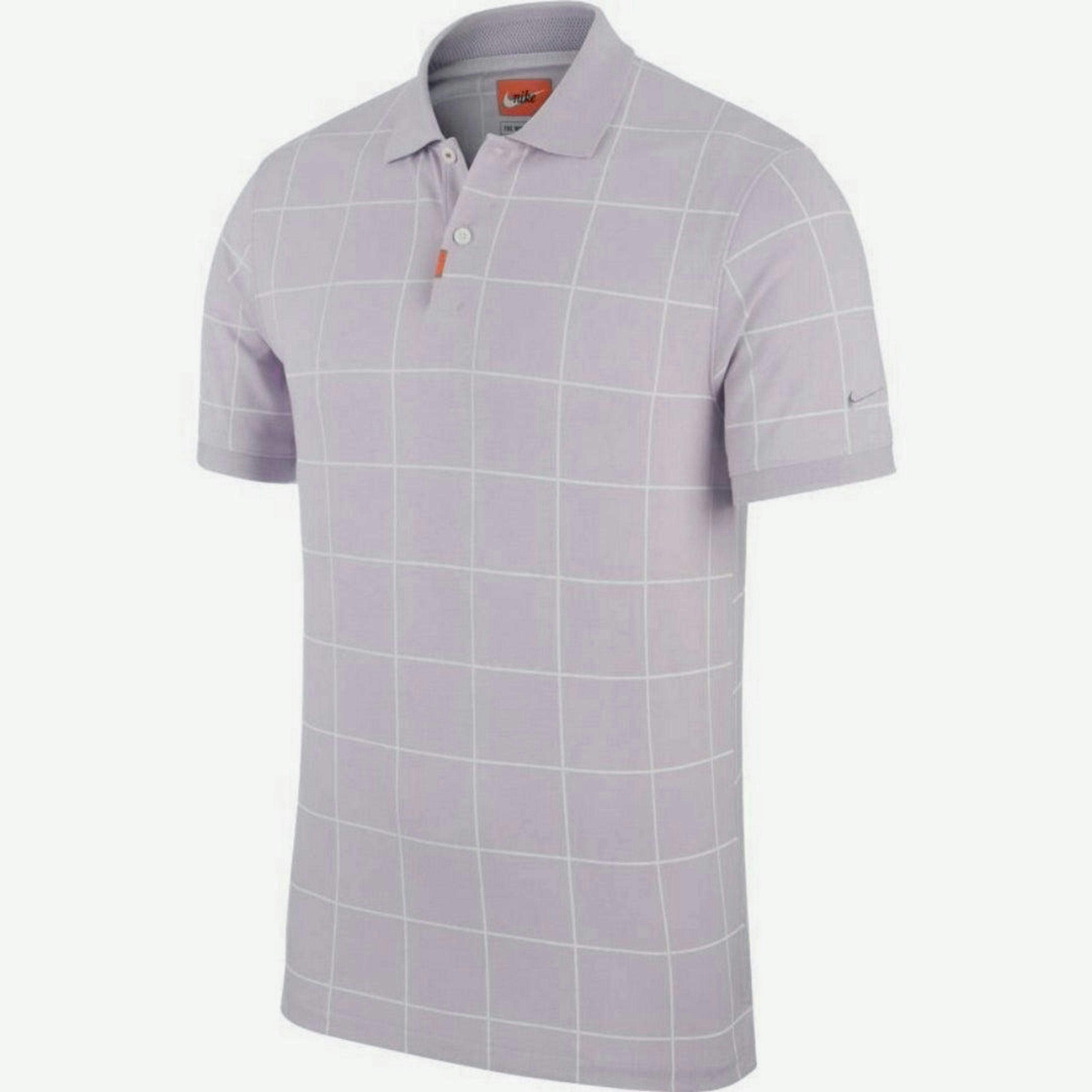 Nike Mens Checked Dri-FIT Polo Shirt , view 1 of 1