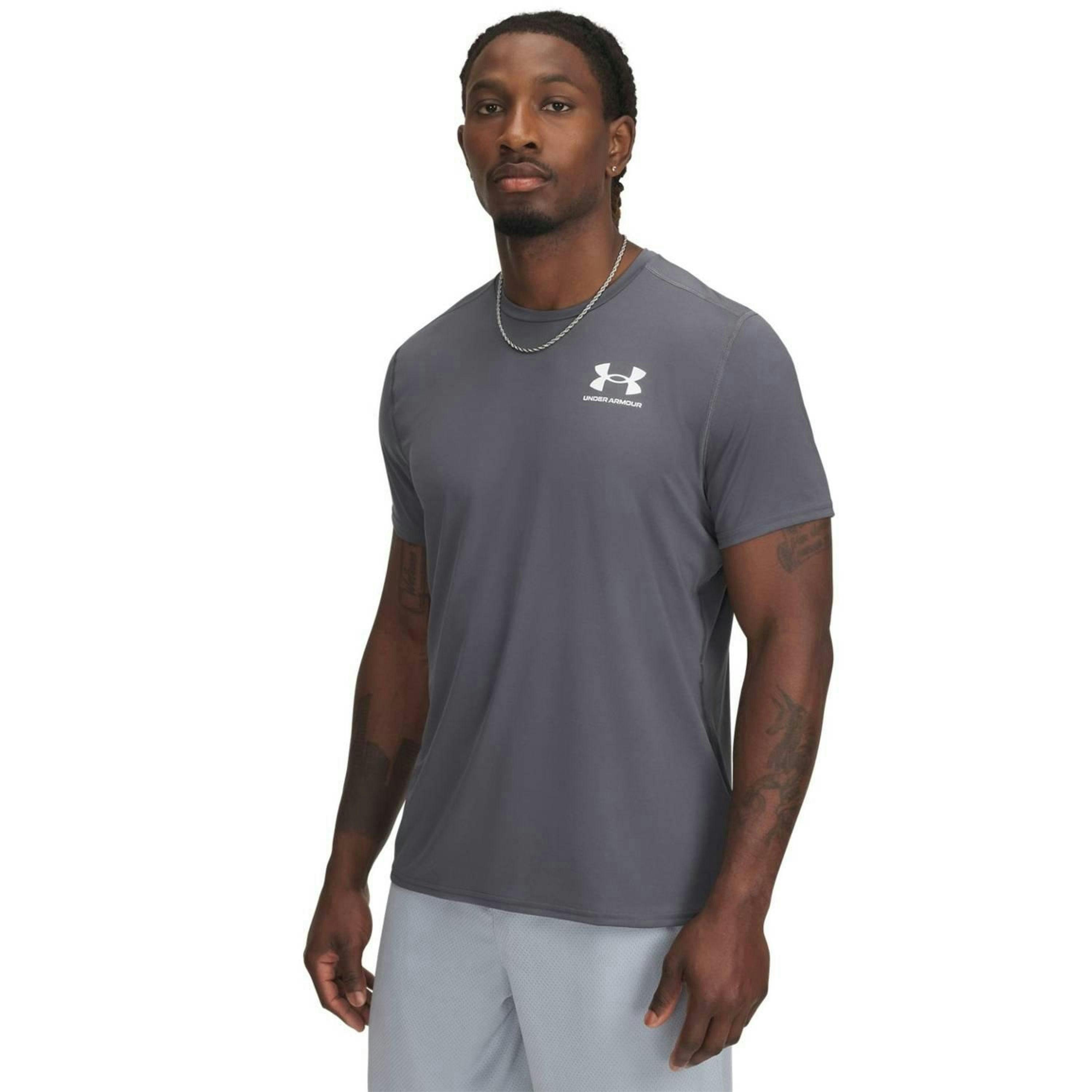Under Armour Unisex Adult HeatGear T-Shirt , view 3 of 3