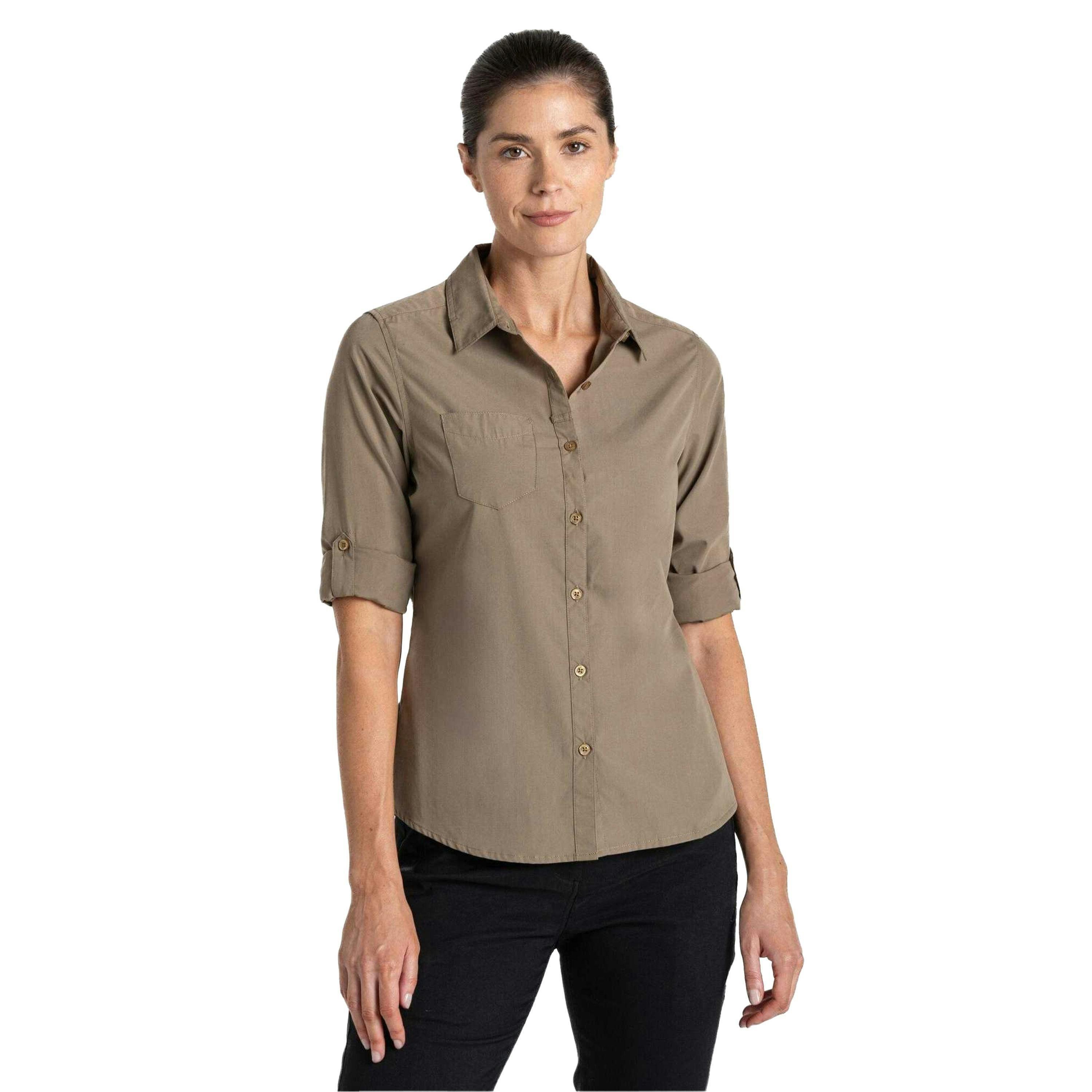Craghoppers Womens/Ladies Kiwi Long-Sleeved Shirt , view 3 of 3