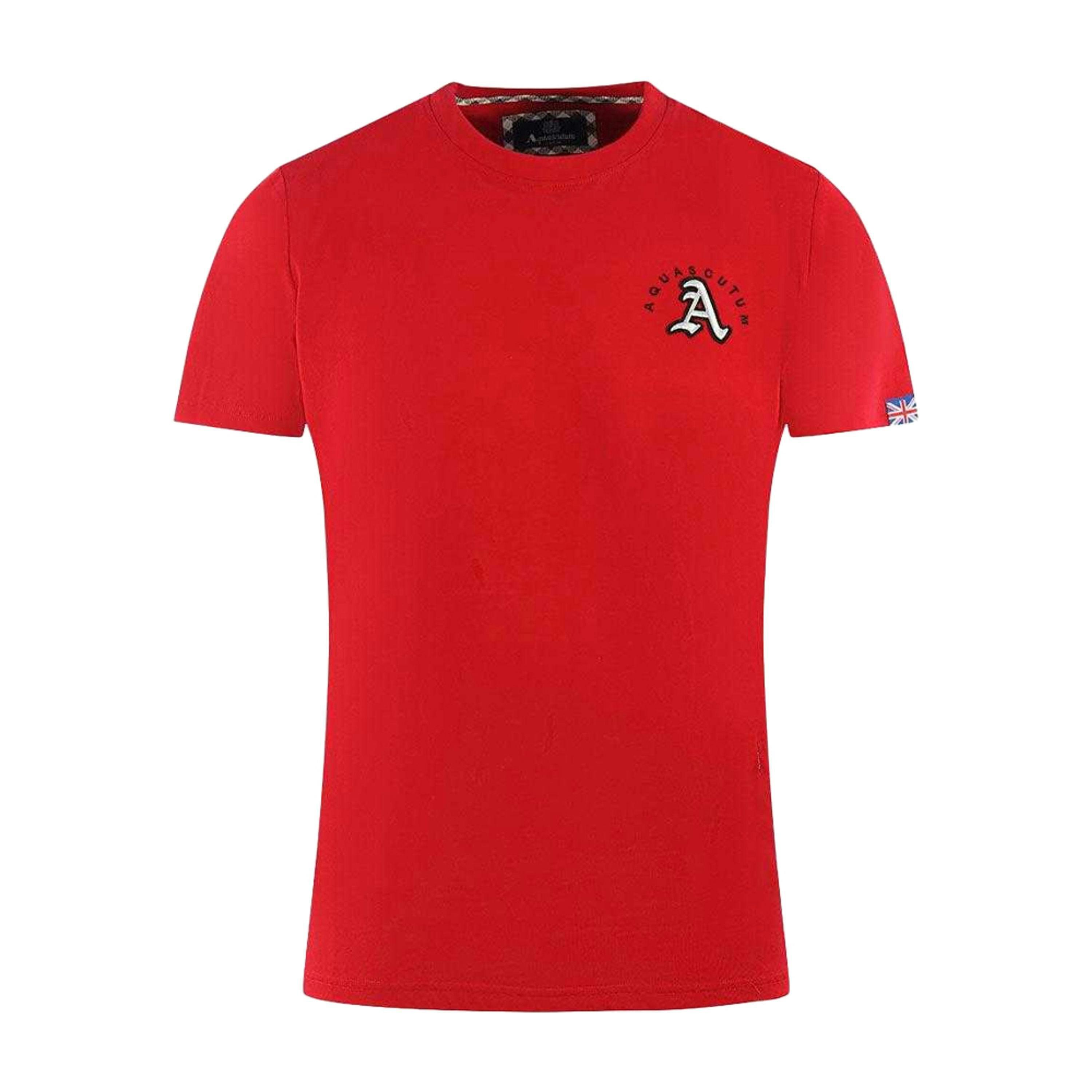 Aquascutum Mens London Embroidered Logo T-Shirt , view 1 of 3