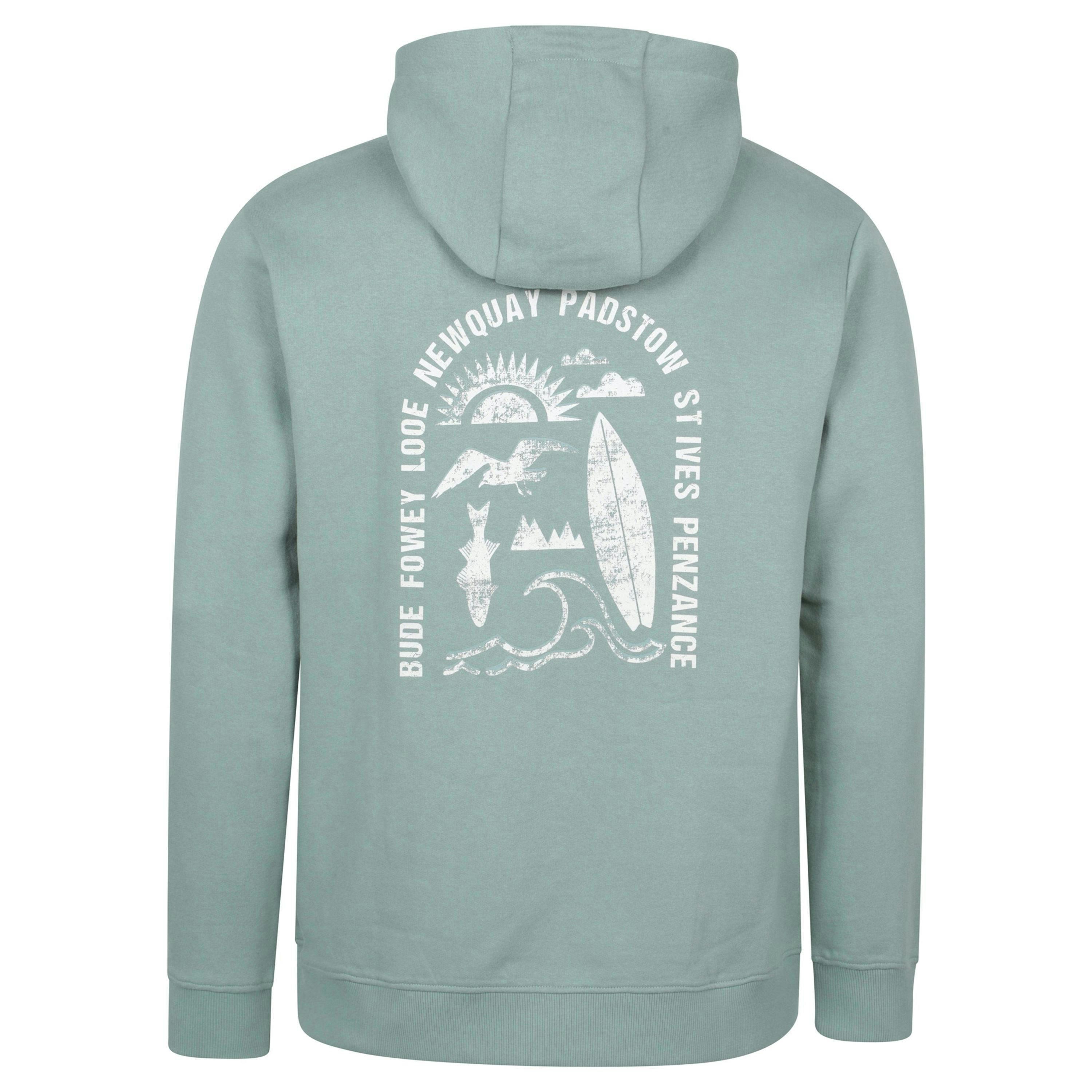Mountain Warehouse Mens Regional Cornwall Graphic Hoodie , view 2 of 3