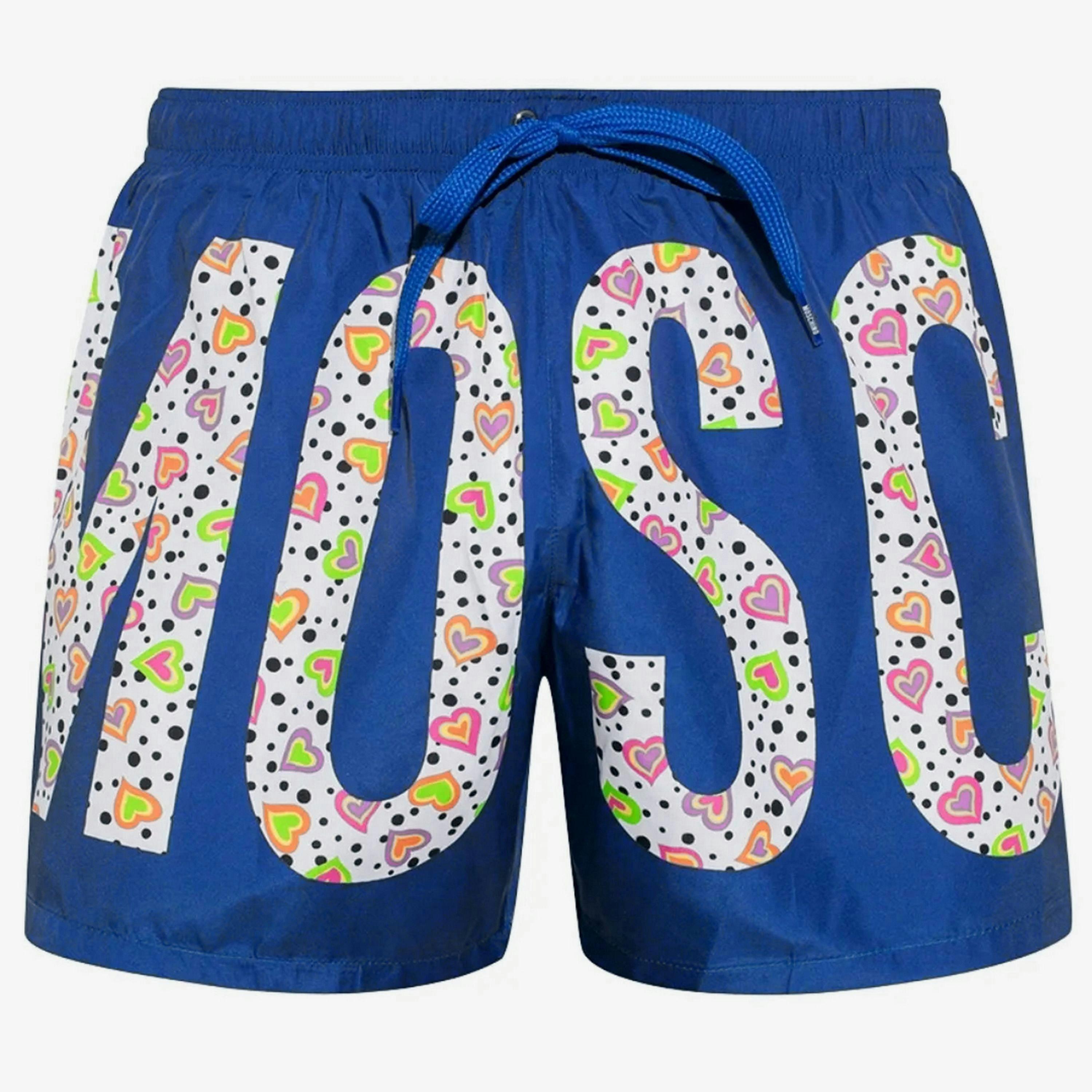 Moschino Mens Floral Logo Swim Shorts , view 1 of 1