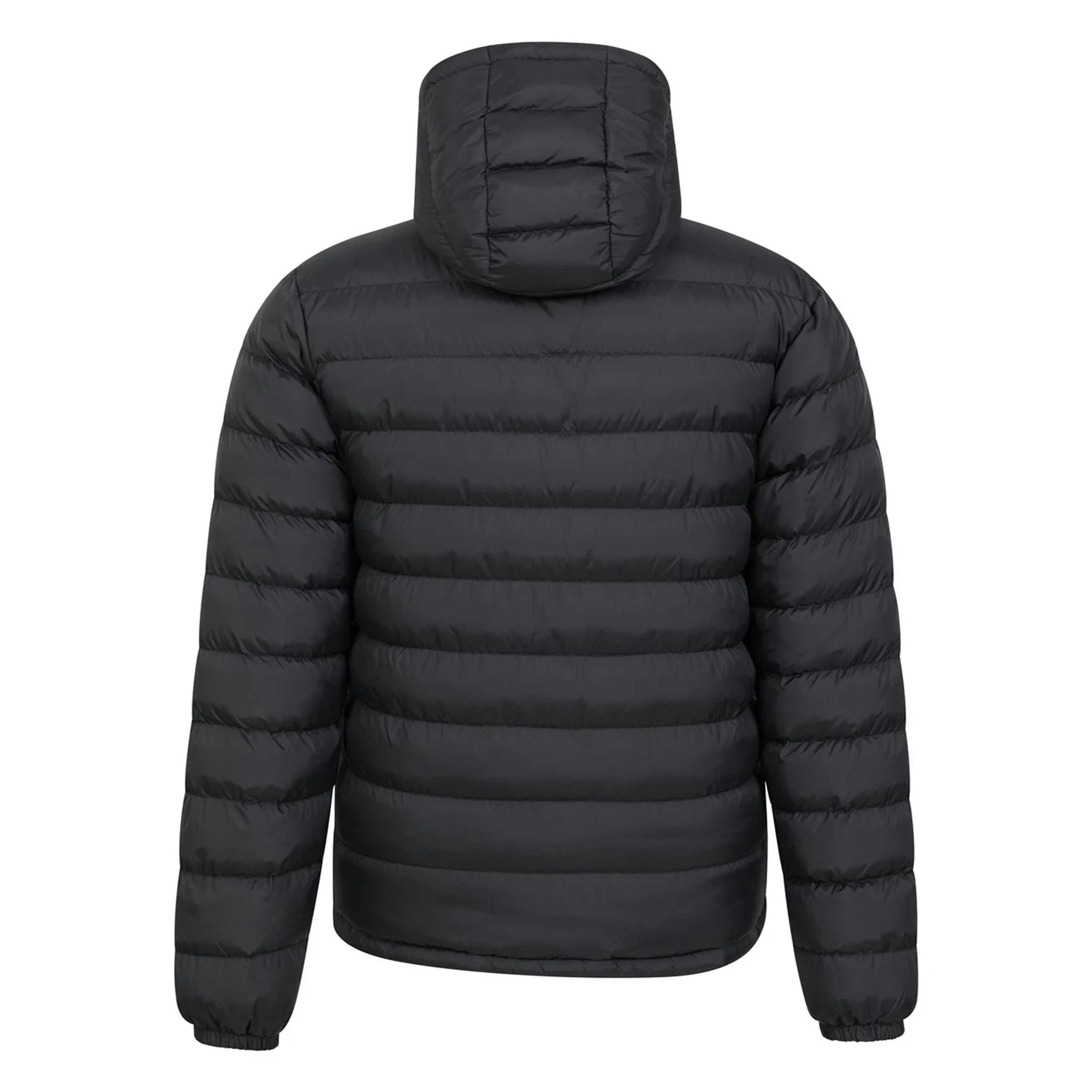 Mountain Warehouse Mens Seasons Faux Fur Lined Padded Jacket , view 2 of 4