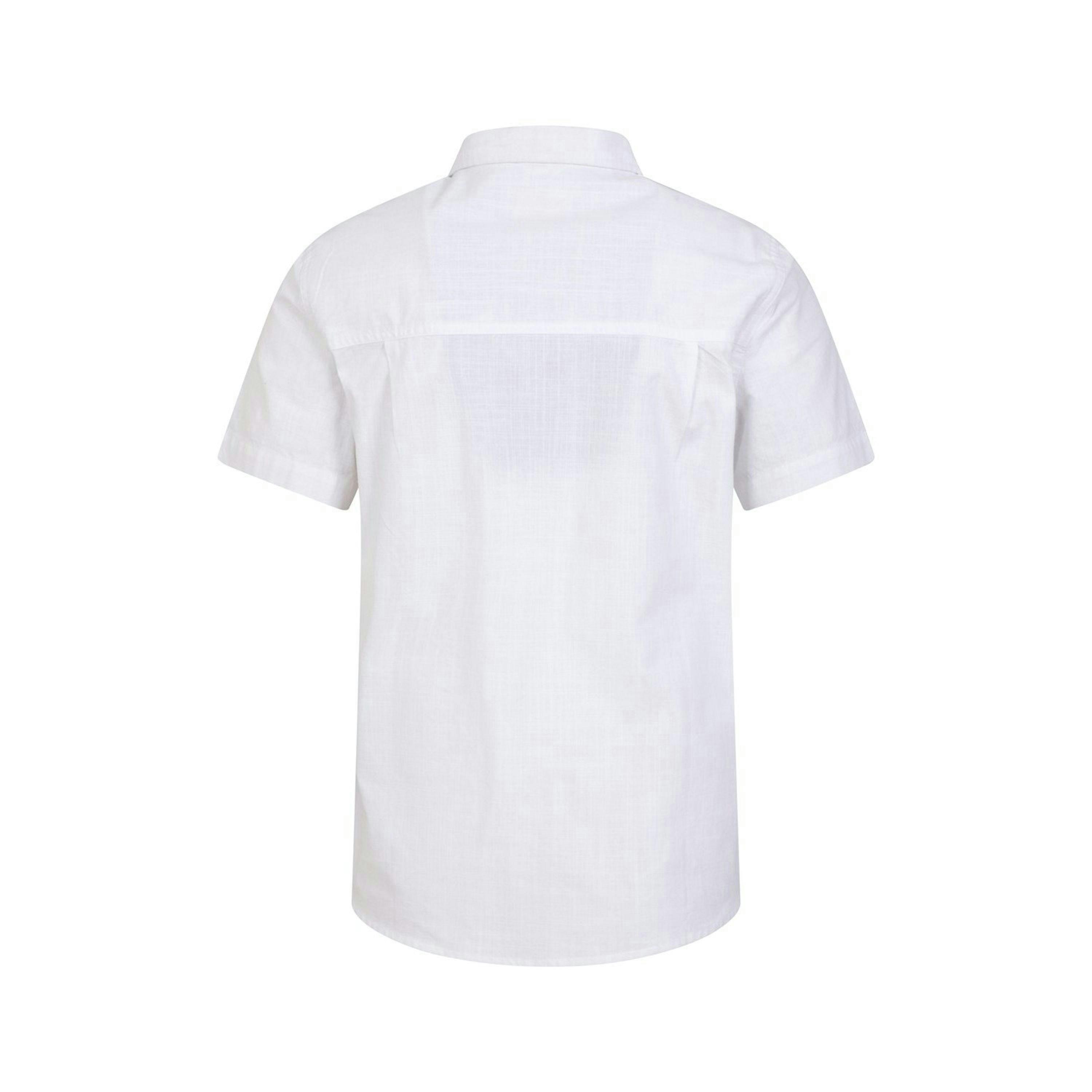 Mountain Warehouse Mens Coconut Slub Short-Sleeved Shirt , view 2 of 4