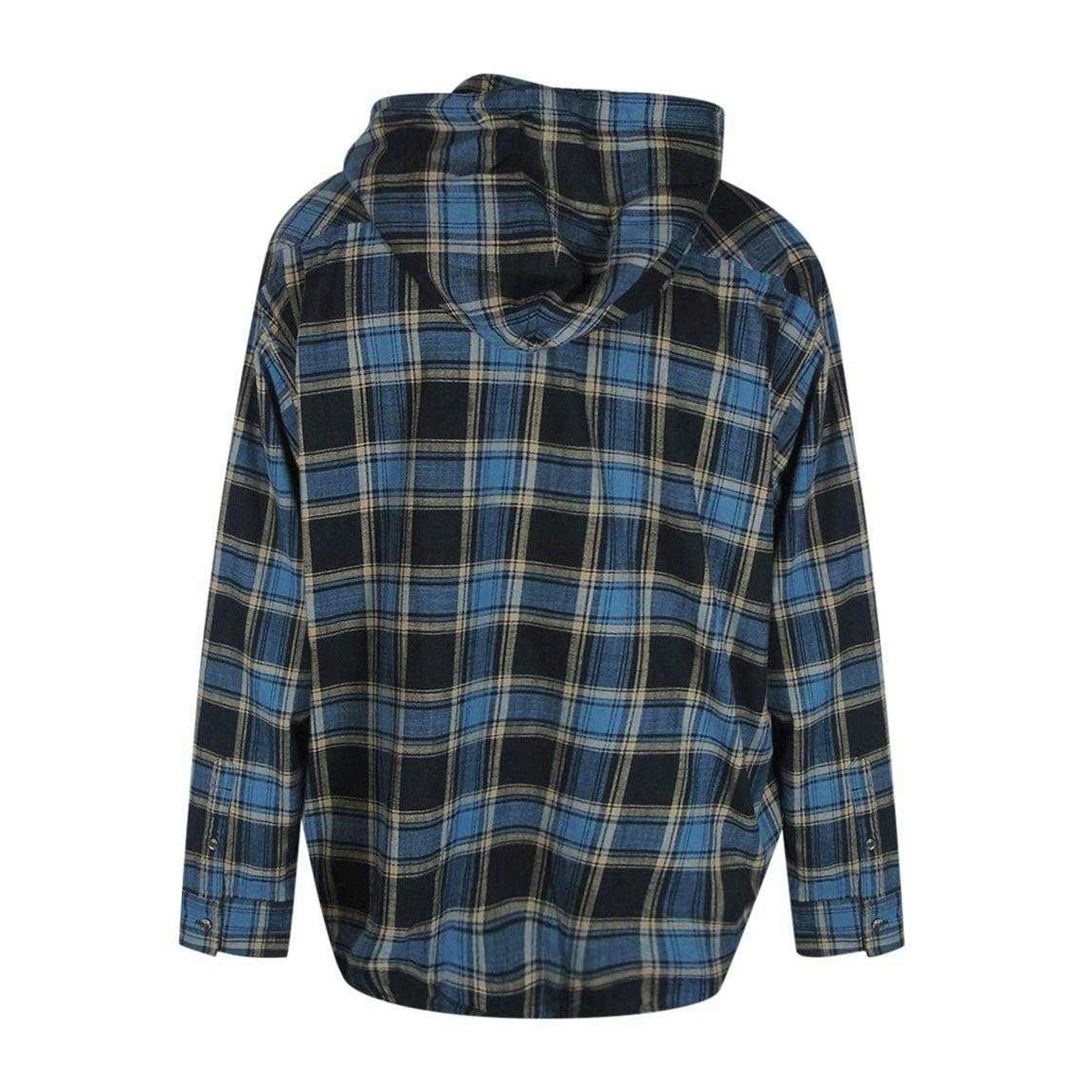 Diesel Mens Checkered Hooded Shirt , view 2 of 4