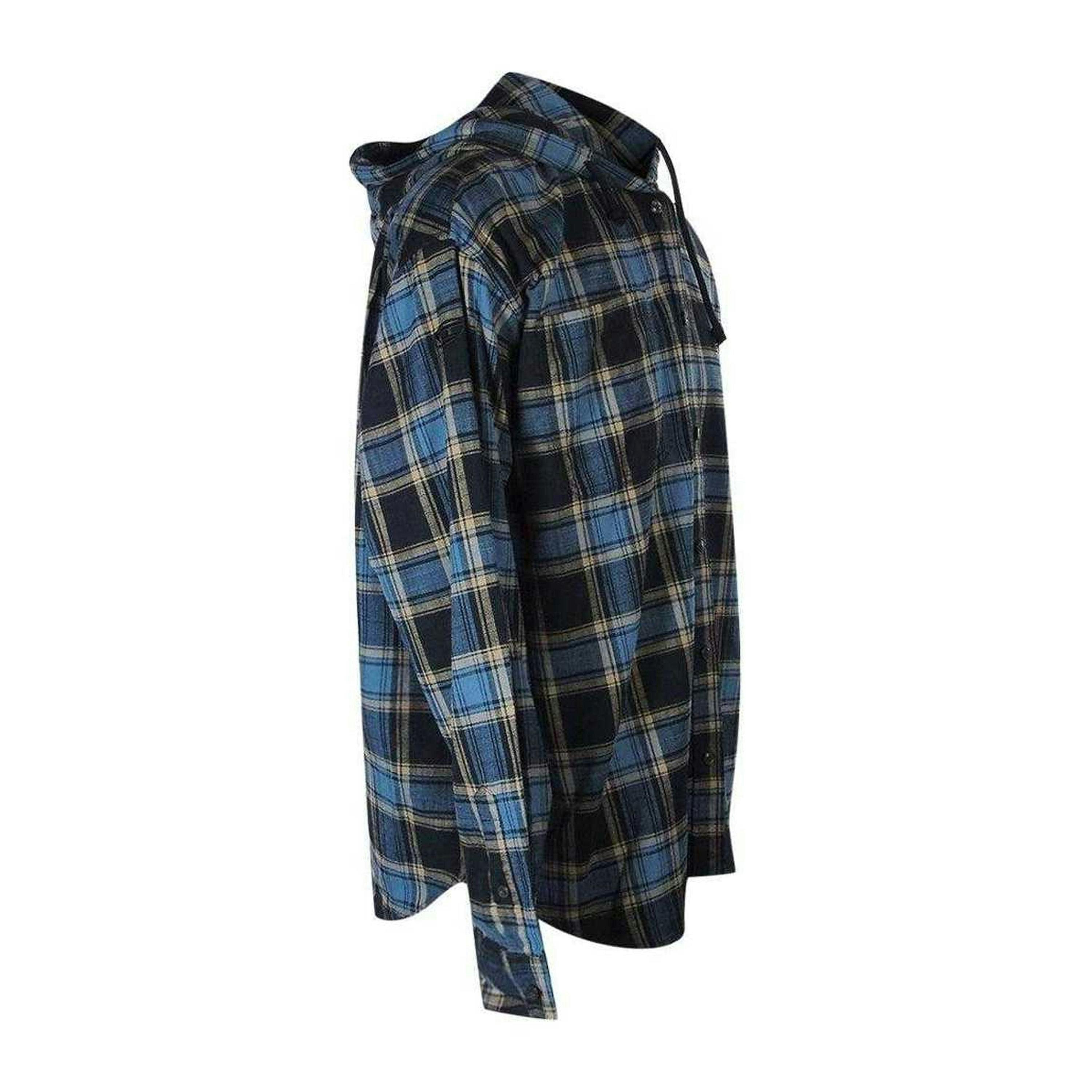 Diesel Mens Checkered Hooded Shirt , view 4 of 4